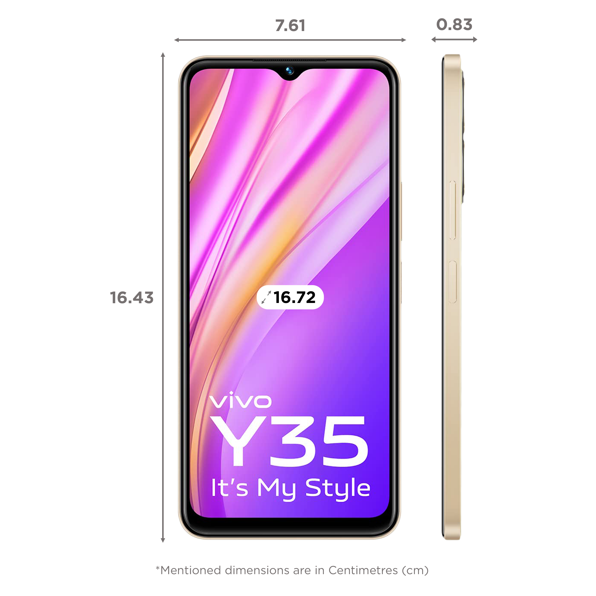 vivo Y35 (8GB RAM, 128GB, Dawn Gold)_2