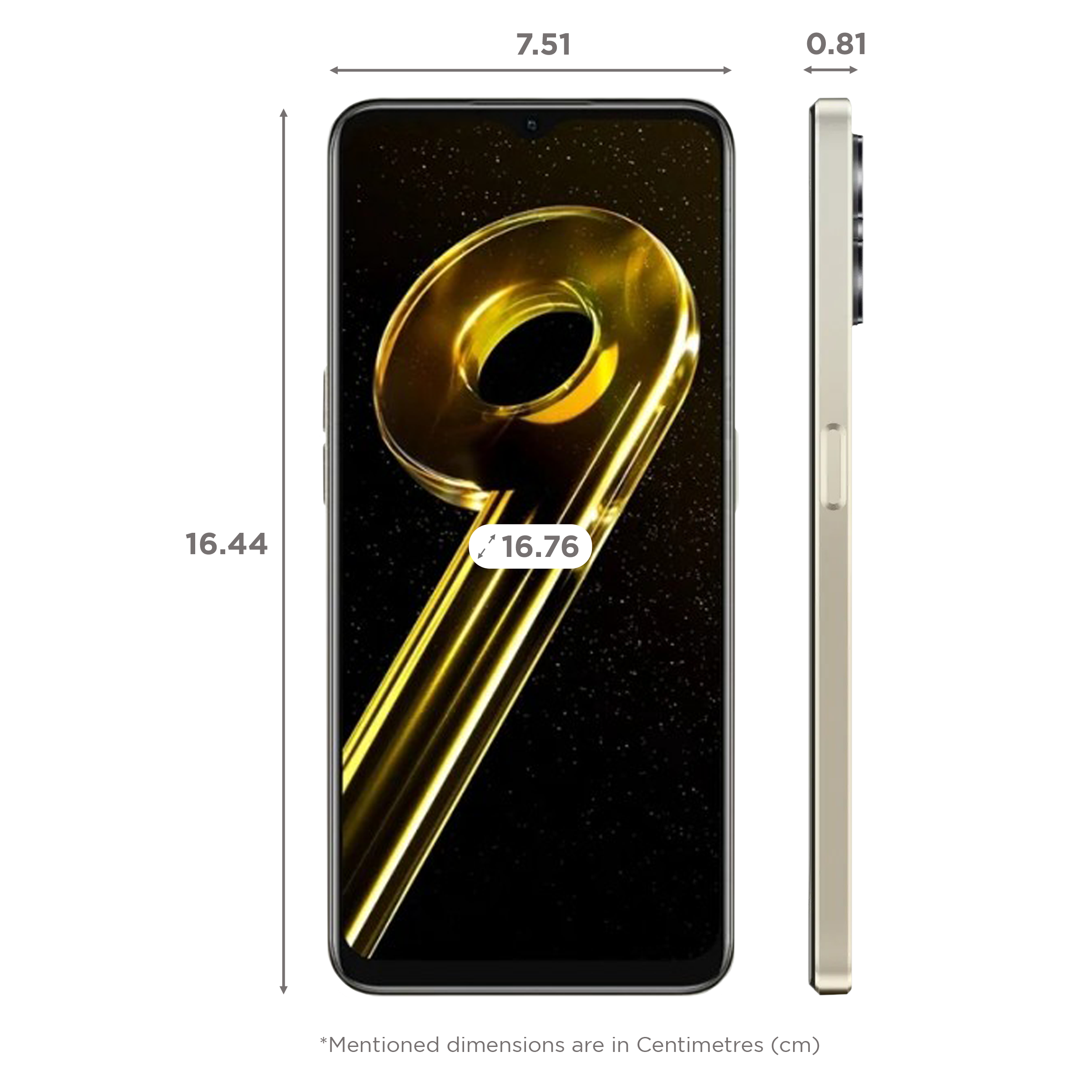 realme 9i 5G (4GB RAM, 64GB, Metallica Gold)_2