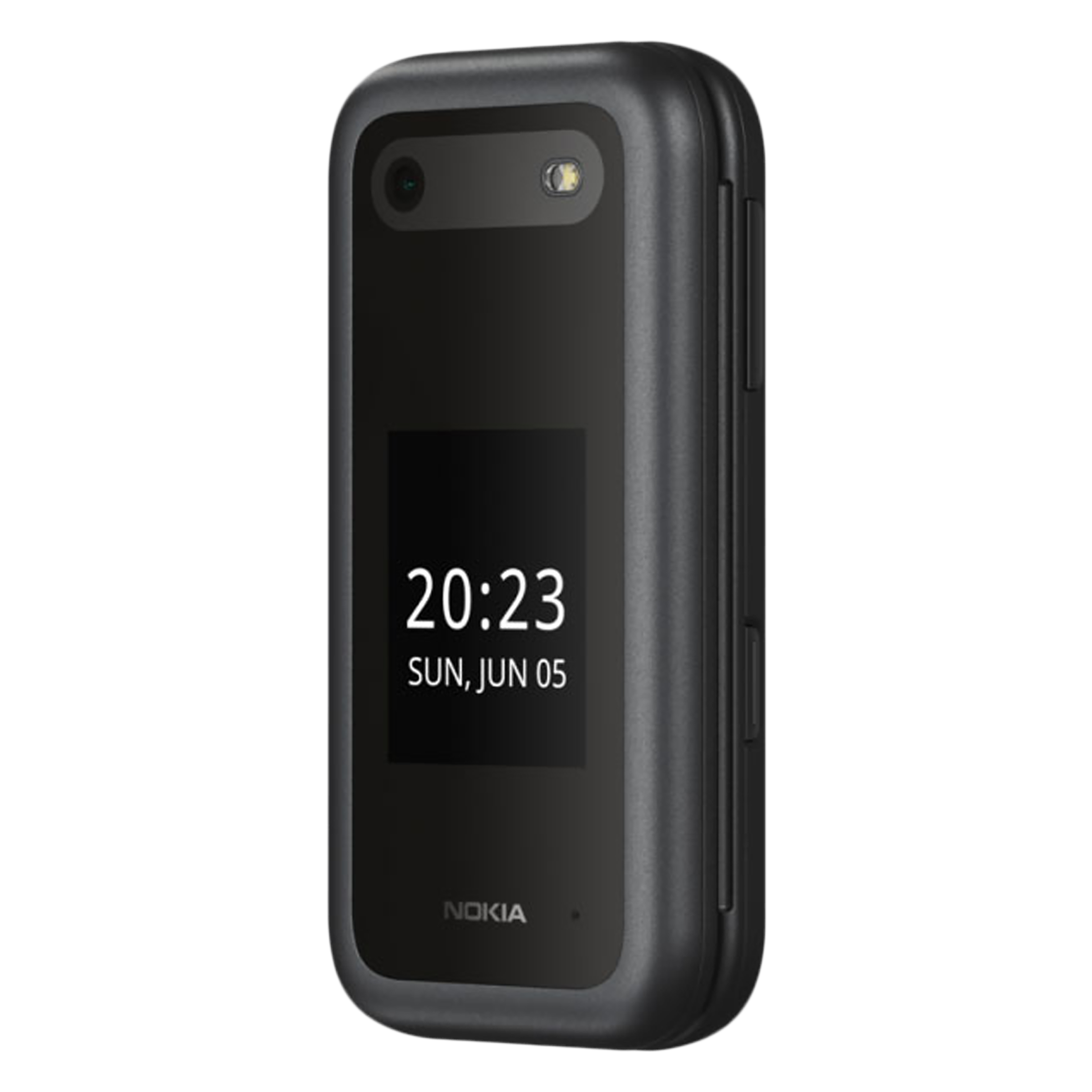 NOKIA 2660 Flip (128MB, Dual SIM, Rear Camera, Black)_4