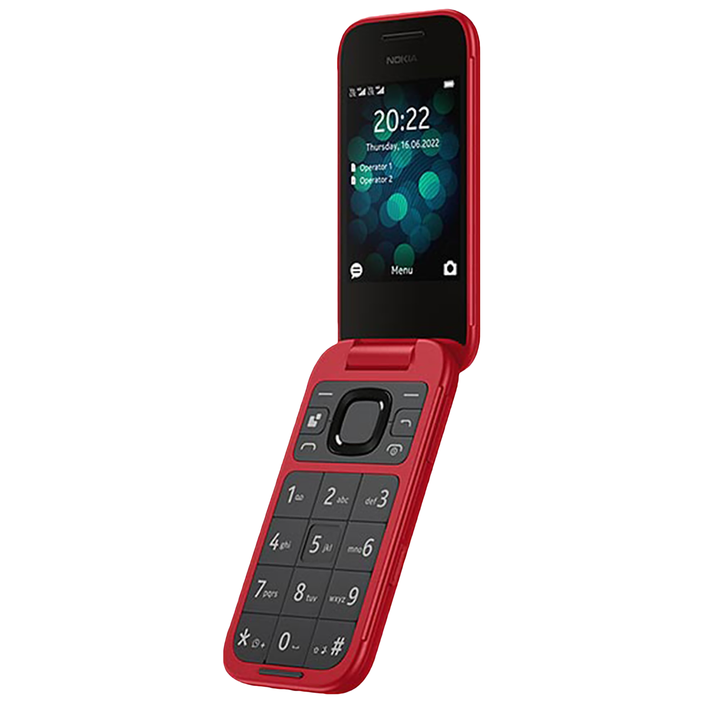 NOKIA 2660 Flip (128MB, Dual SIM, Rear Camera, Red)_6