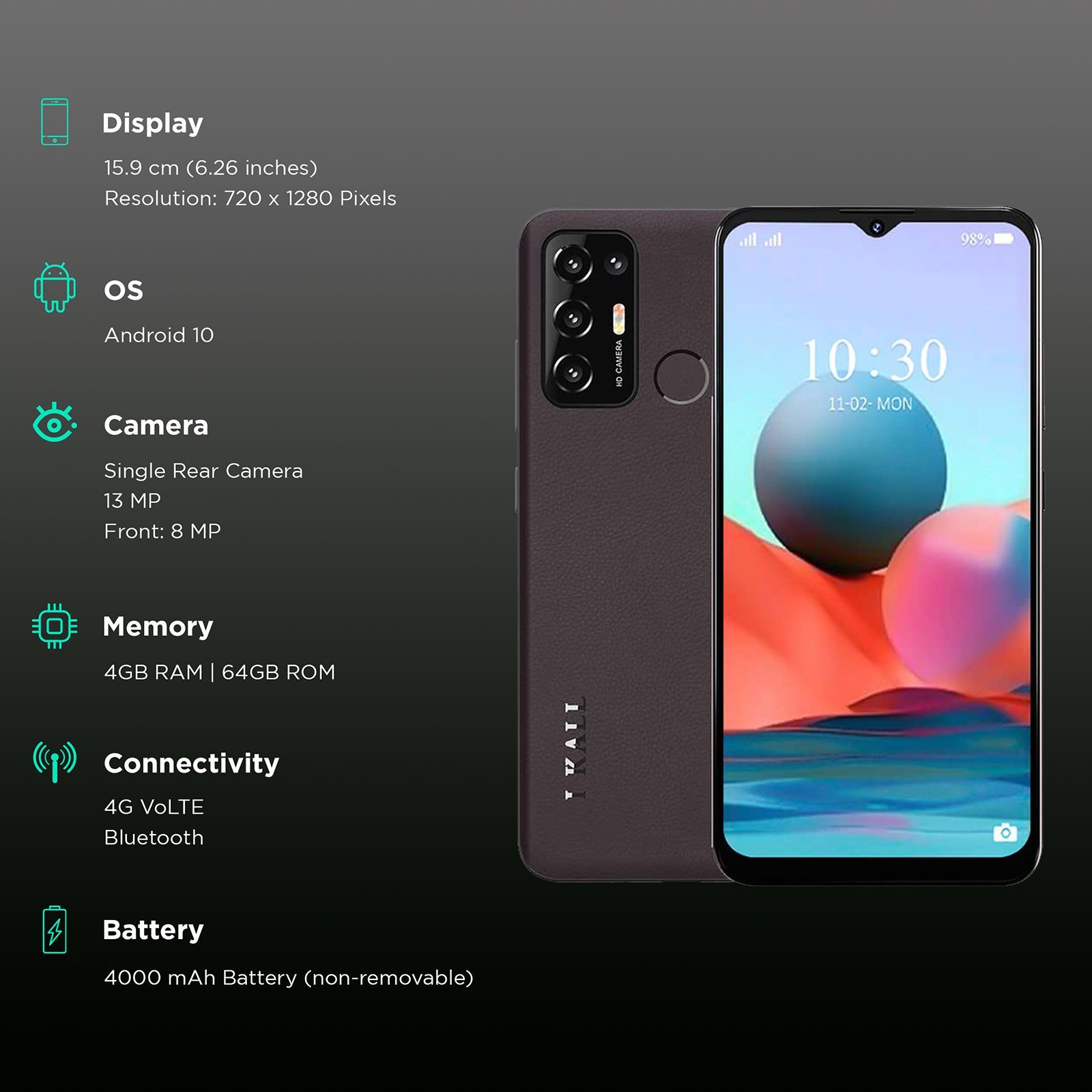 I KALL K475 (4GB RAM, 64GB, Tarnish)_3