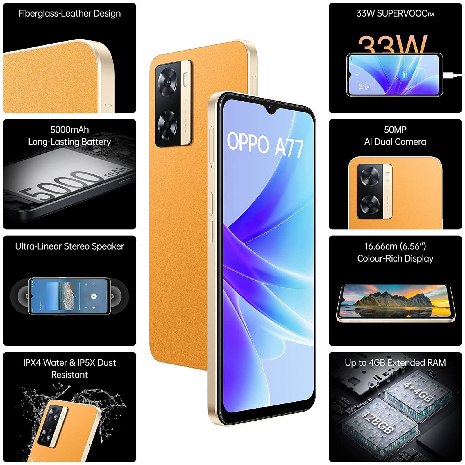oppo A77 (4GB RAM, 128GB, Sunset Orange) oppo A77 (4GB RAM, 128GB, Sunset Orange)_10