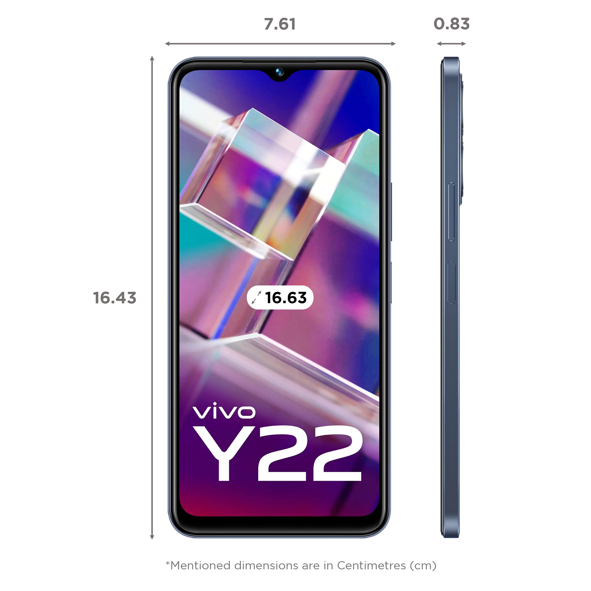 vivo Y22 (4GB RAM, 64GB, Starlit Blue)_2