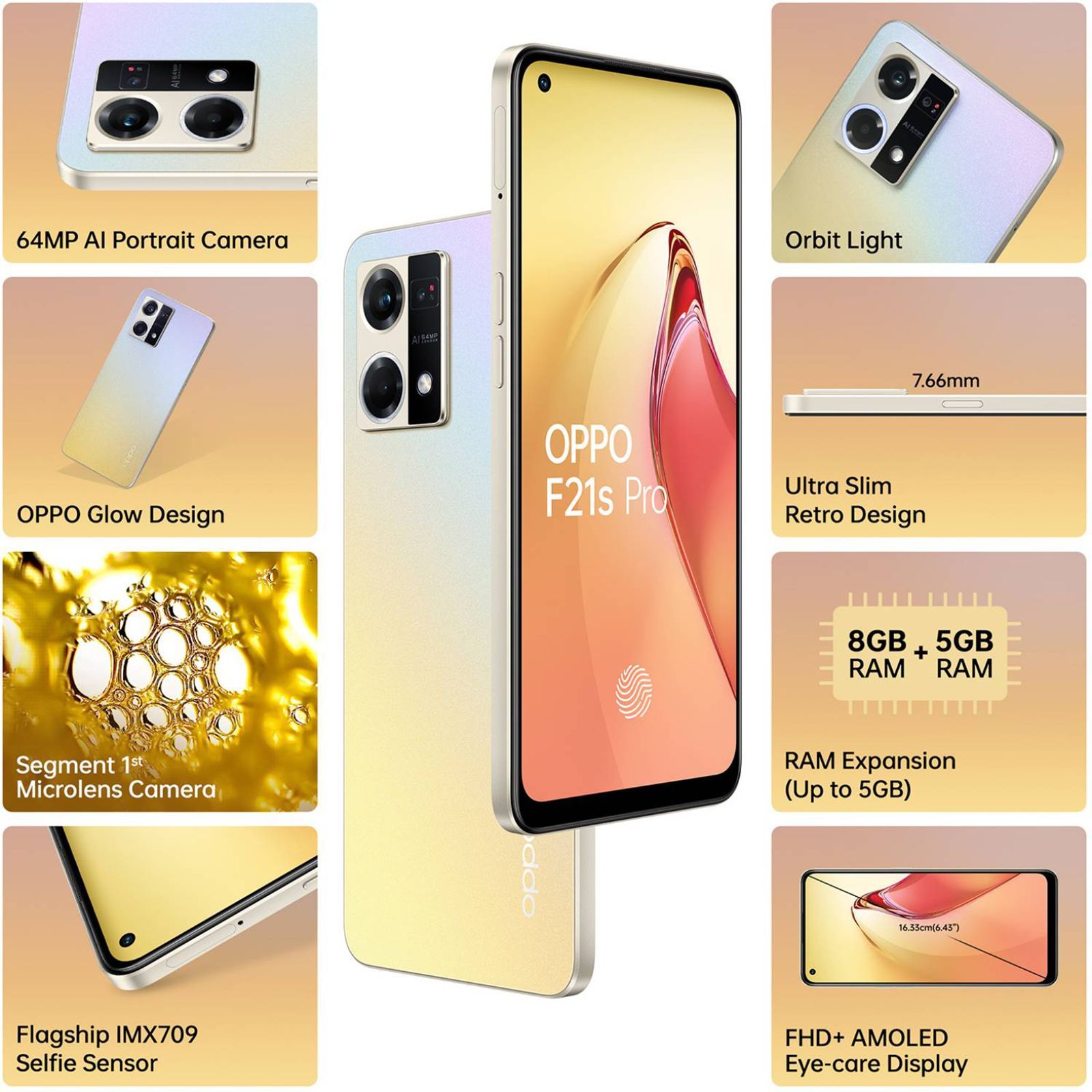 OPPO F21s Pro (8GB RAM, 128GB, Dawnlight Gold)_11