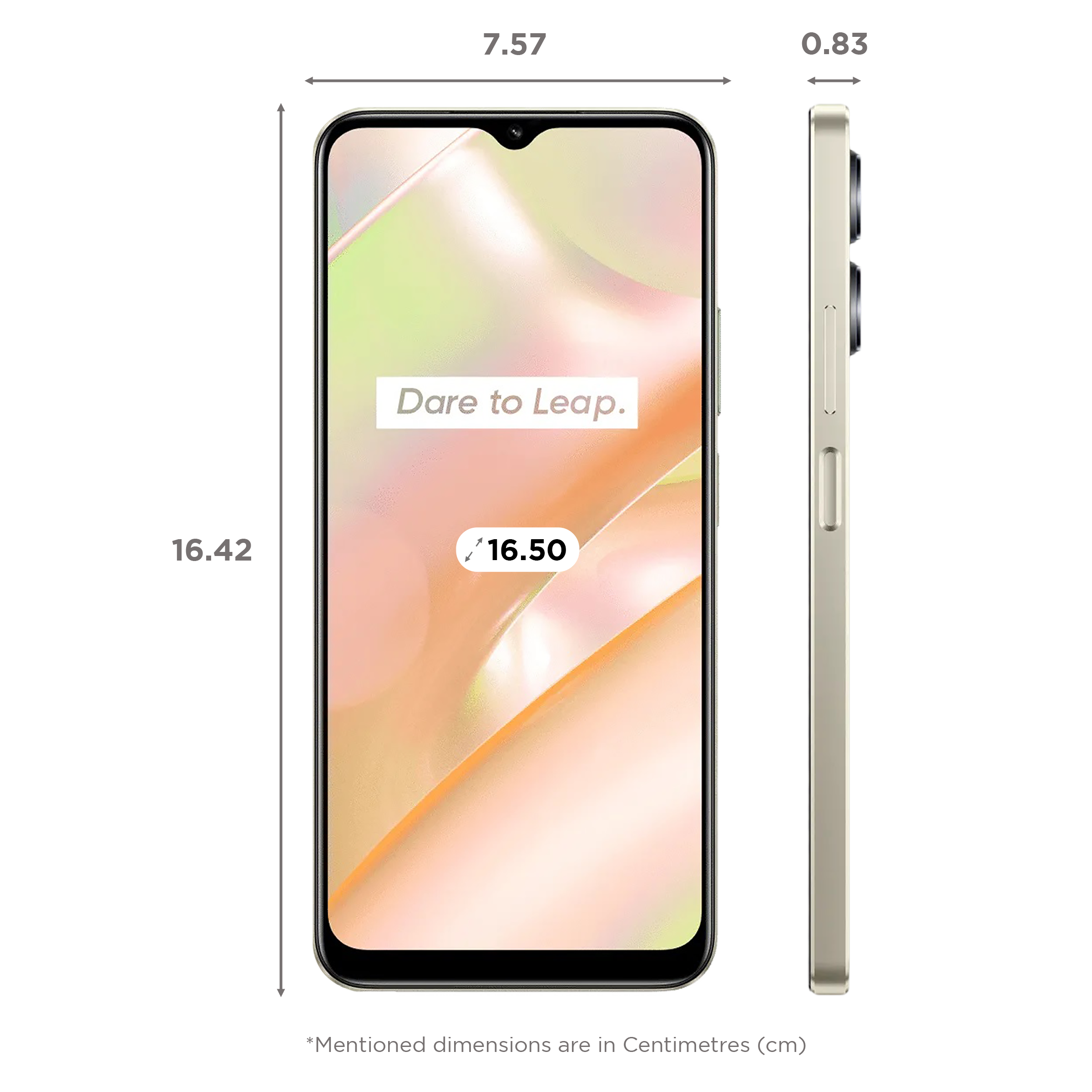 realme C33 (3GB RAM, 32GB, Sandy Gold)_2