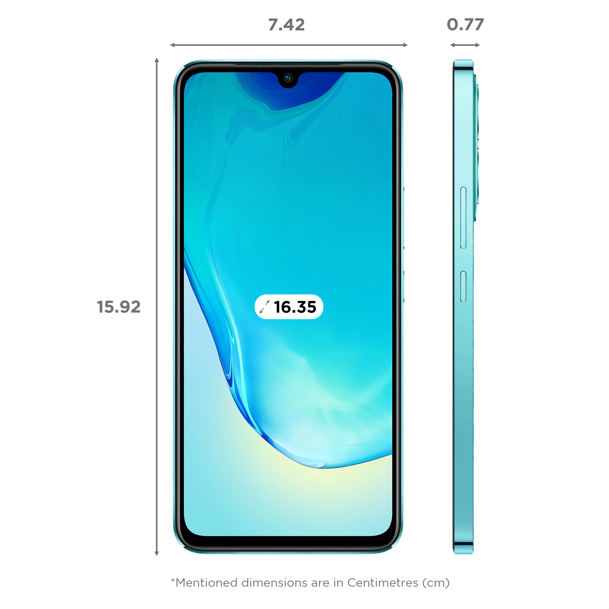 vivo V25 5G (12GB RAM, 256GB, Surfing Blue)_2