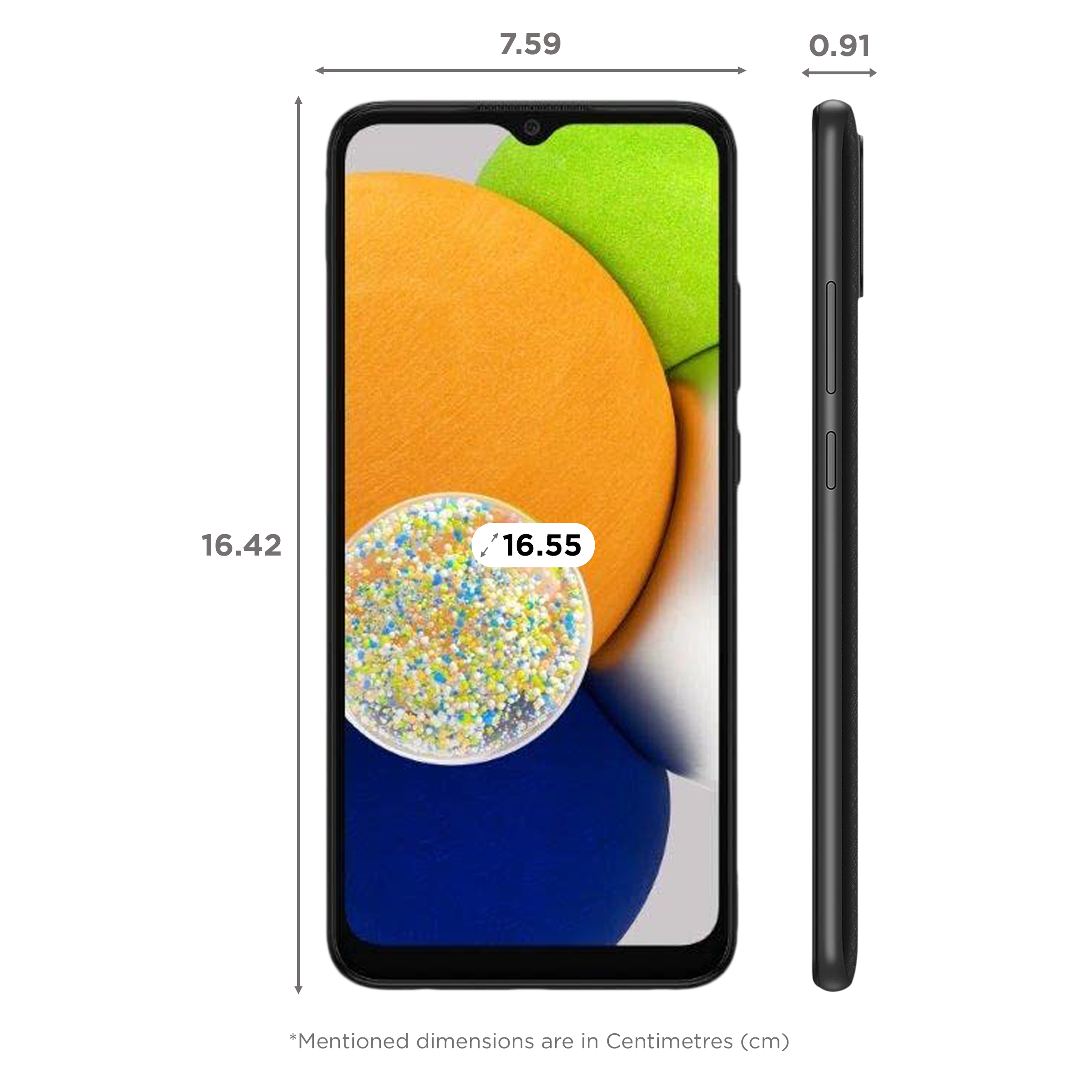 SAMSUNG Galaxy A03 (3GB RAM, 32GB, Black) SAMSUNG Galaxy A03 (3GB RAM, 32GB, Black)_2