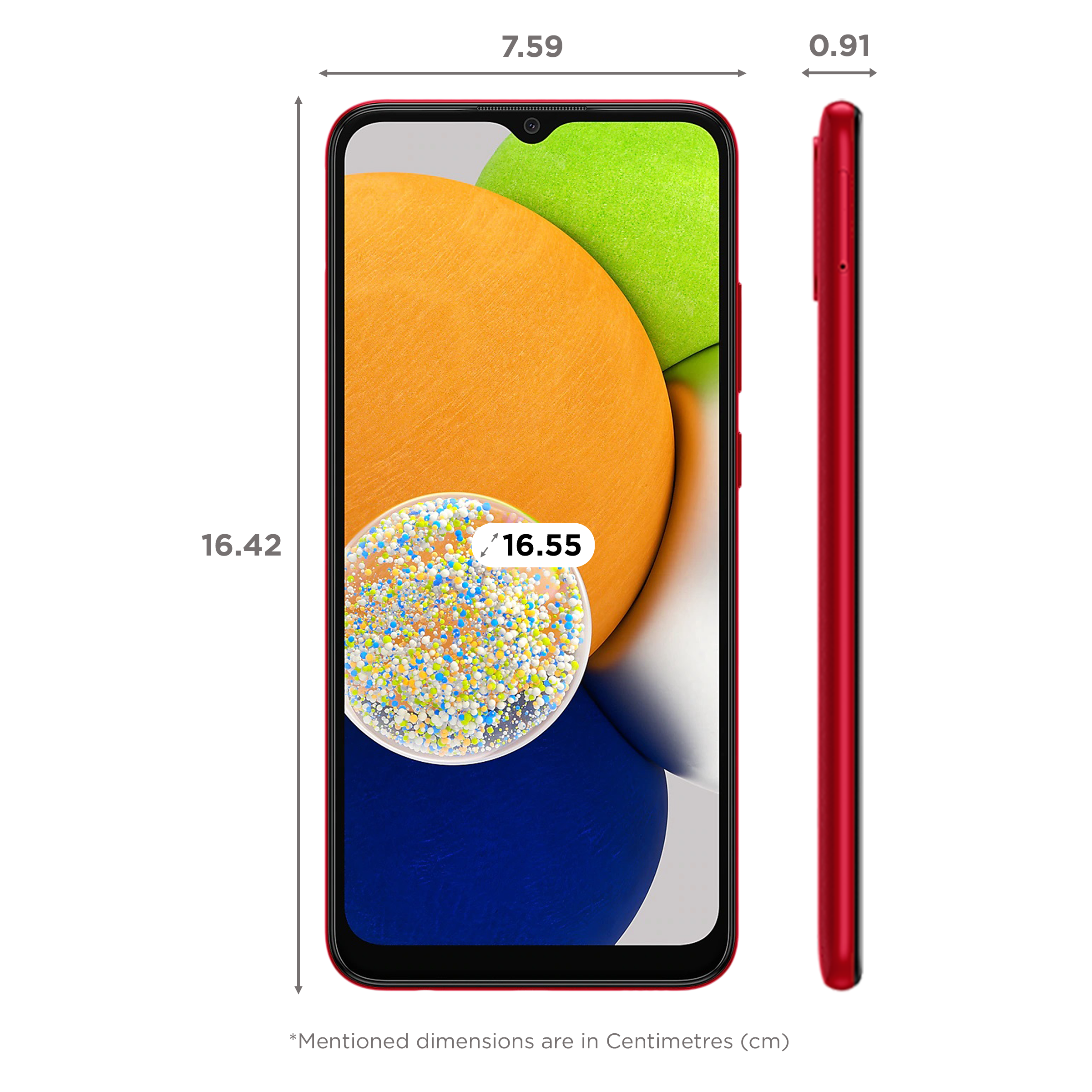 SAMSUNG Galaxy A03 (3GB RAM, 32GB, Red)_2