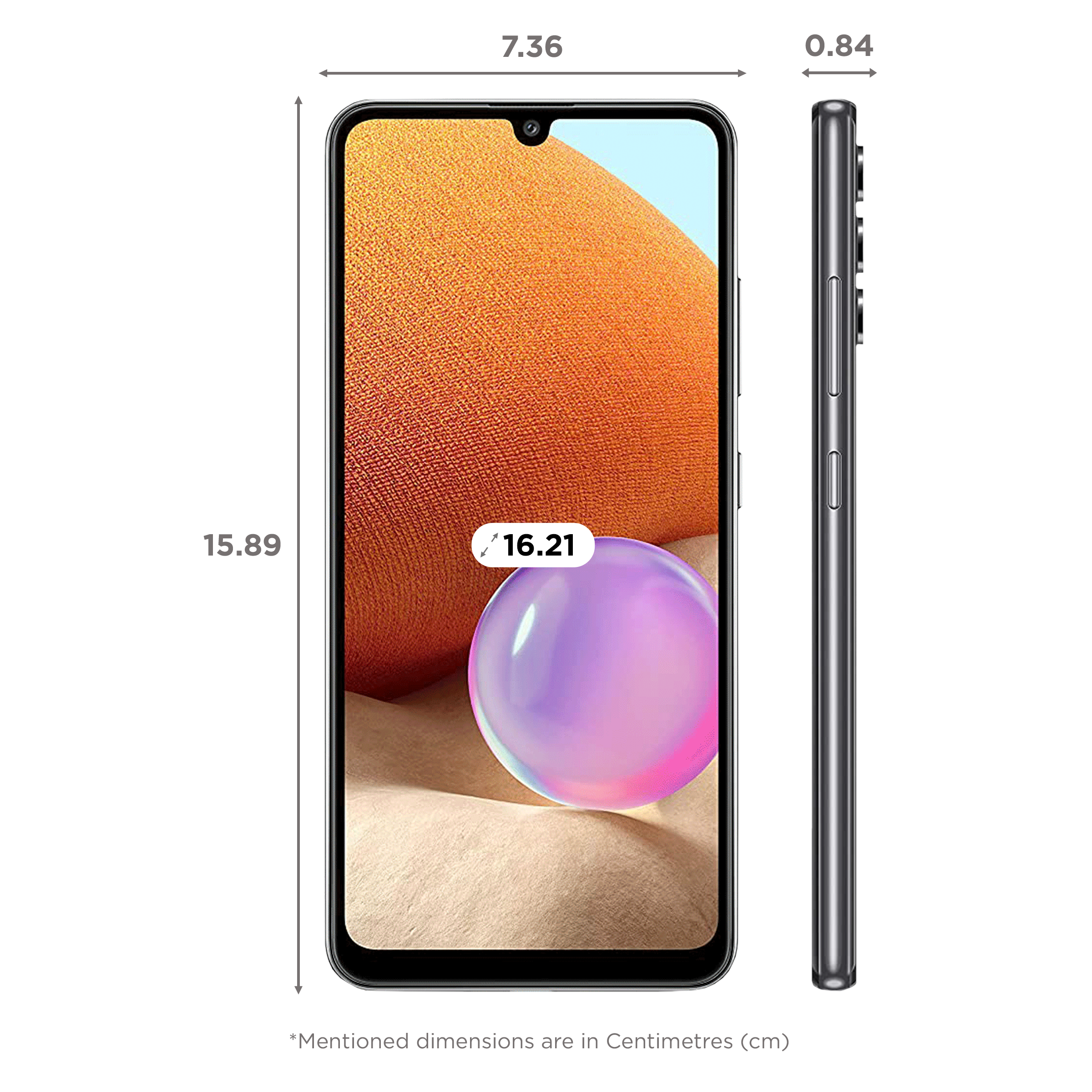 SAMSUNG Galaxy A32 (6GB RAM, 128GB, Awesome Black)_2