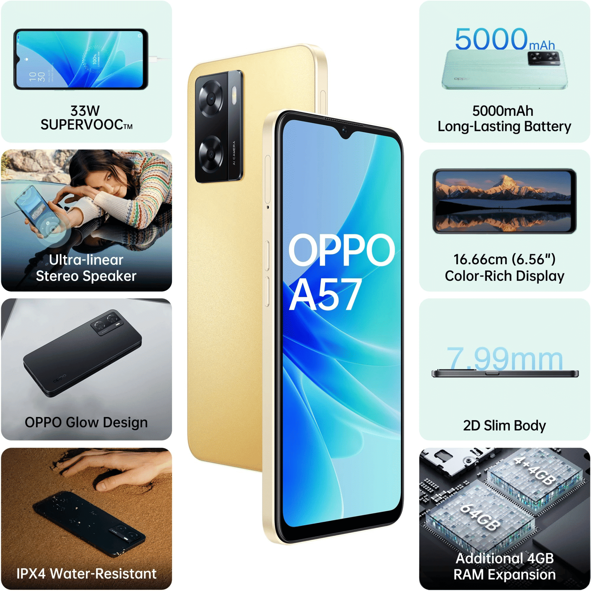 oppo A57 (4GB RAM, 64GB, Glowing Gold) oppo A57 (4GB RAM, 64GB, Glowing Gold)_10