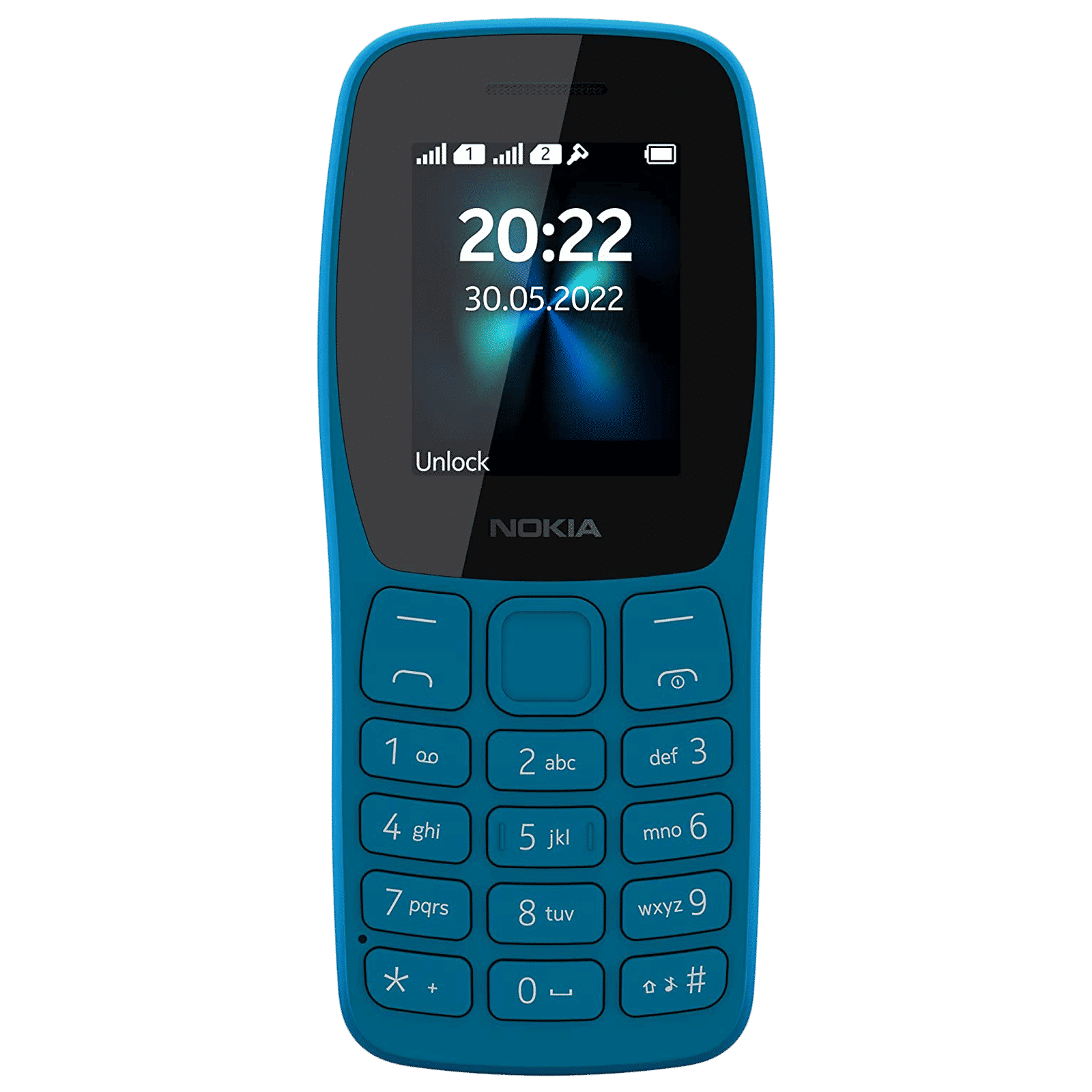 NOKIA 110 (4MB, Dual SIM, Rear Camera, Cyan)_1