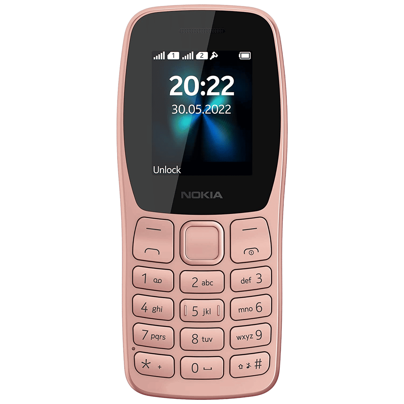 NOKIA 110 (4MB, Dual SIM, Rear Camera, Rose Gold)_8
