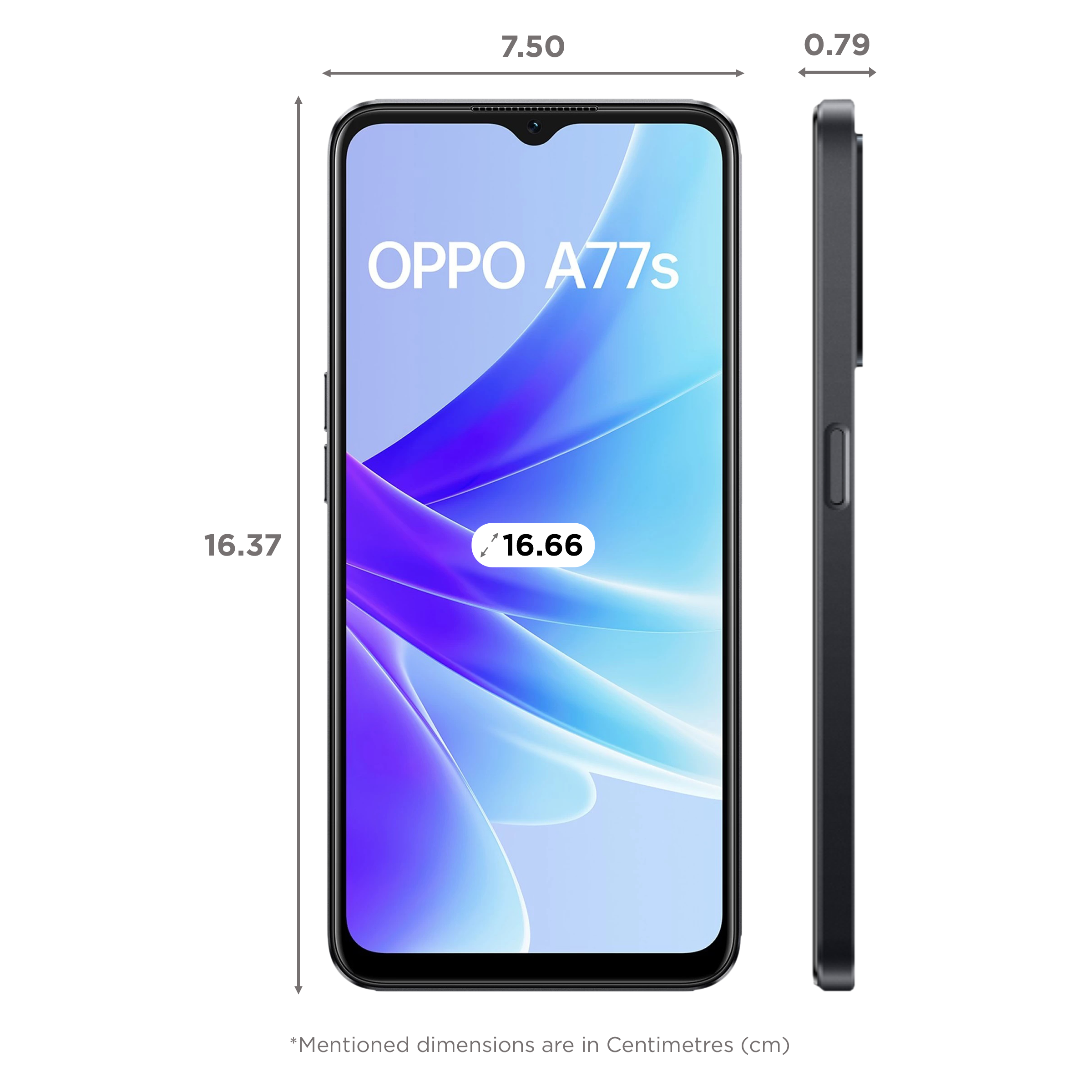 oppo A77s (8GB RAM, 128GB, Starry Black)_2