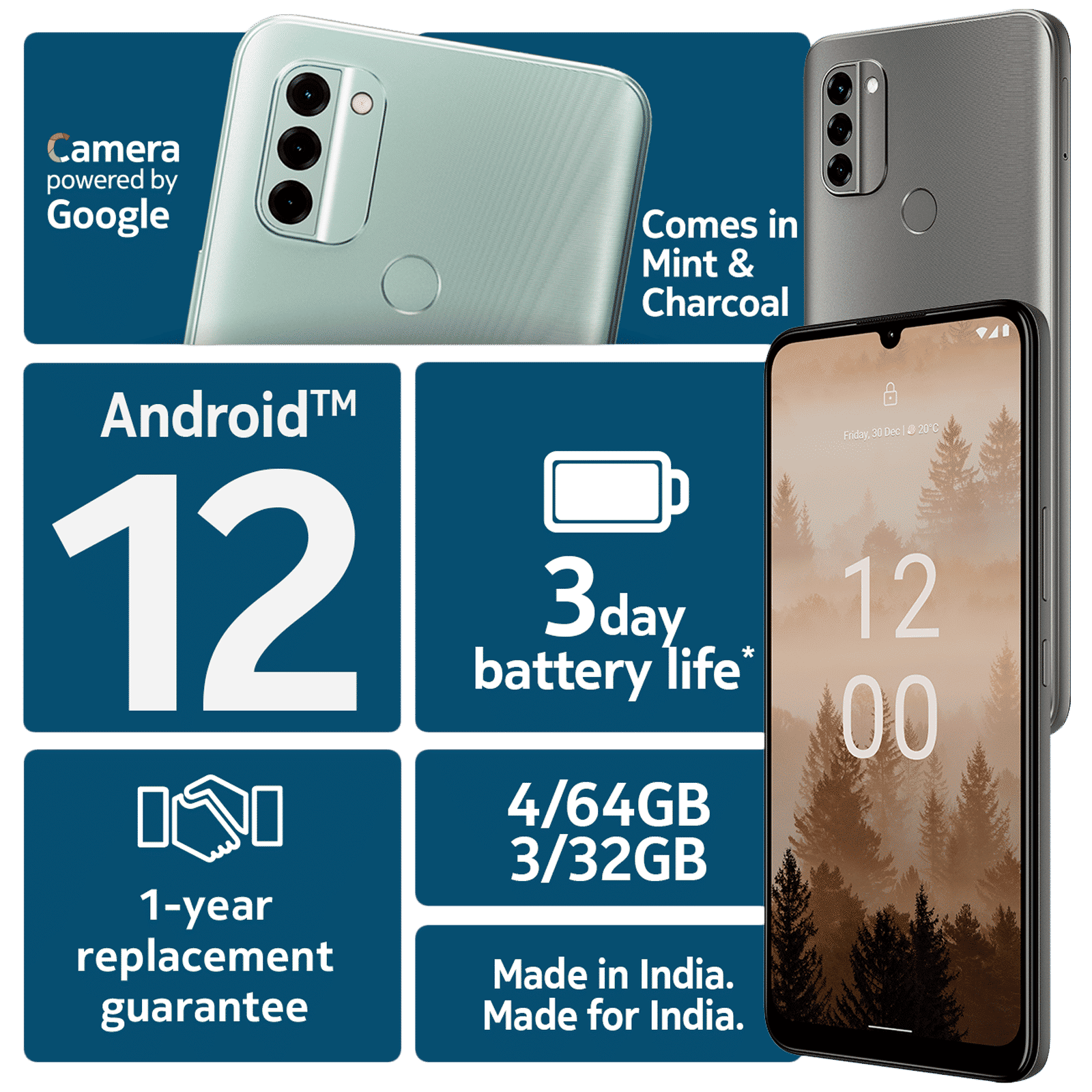 NOKIA C31 Plus (4GB RAM, 64GB, Charcoal Black) NOKIA C31 Plus (4GB RAM, 64GB, Charcoal Black)_6