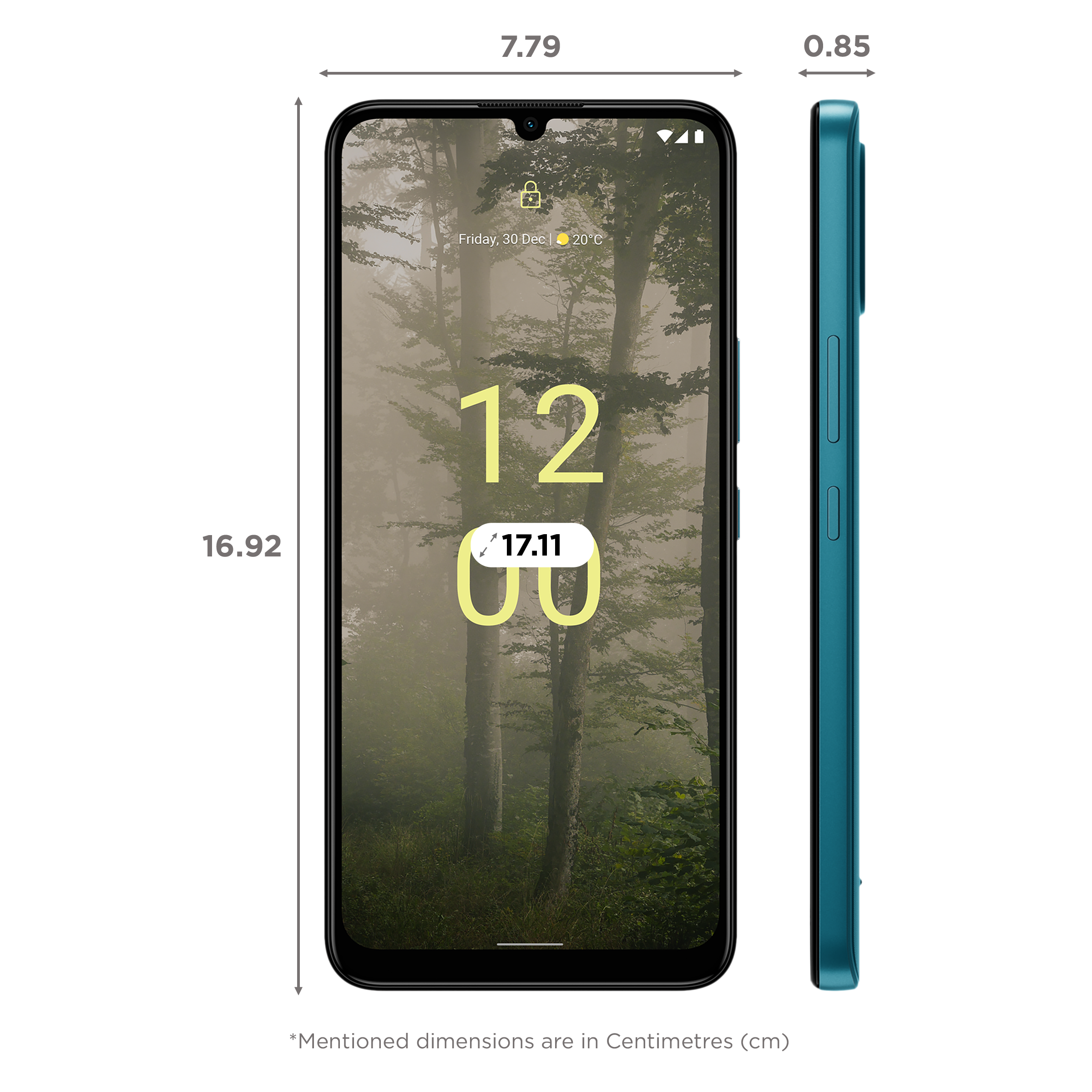 NOKIA C31 Plus (4GB RAM, 64GB, Cyan)_2