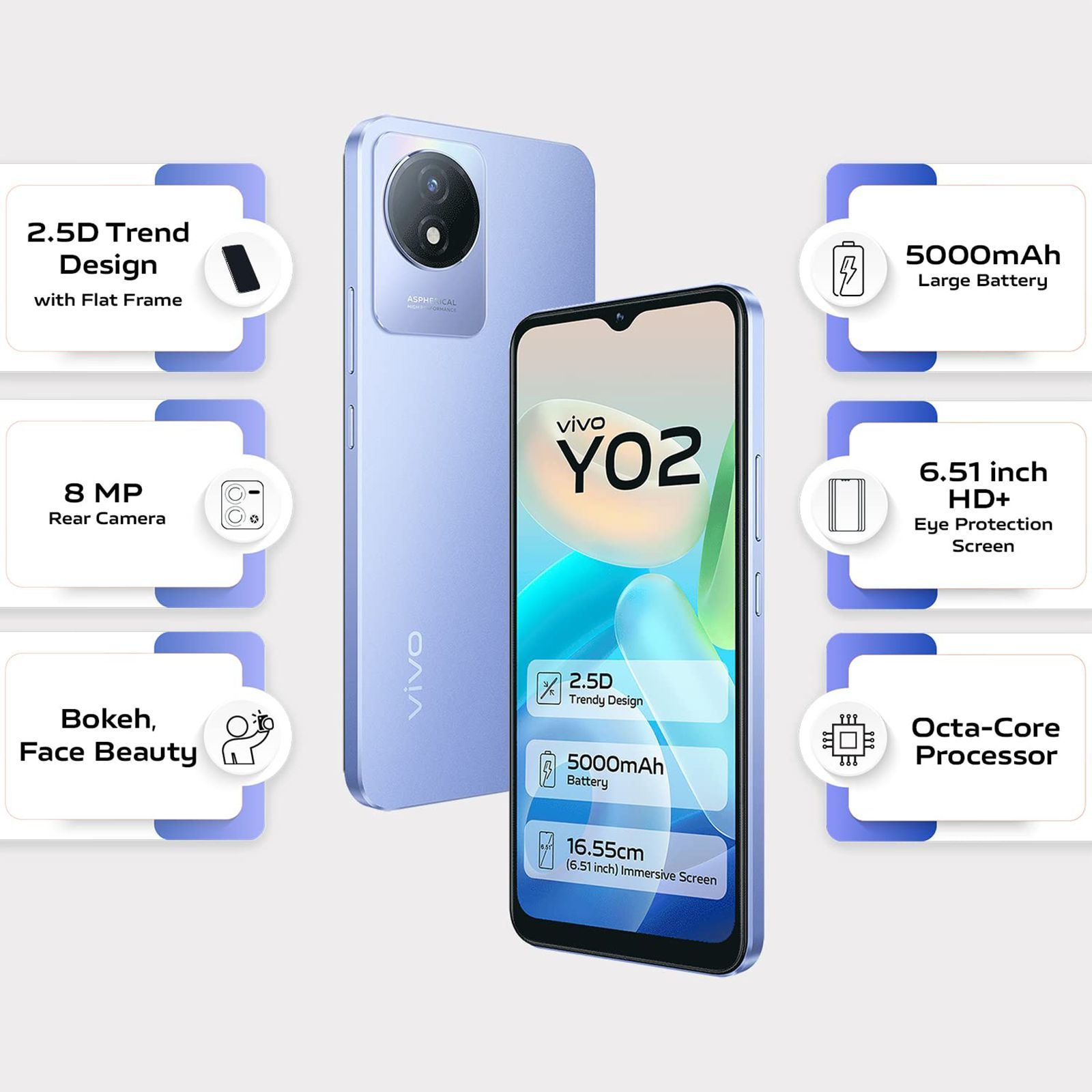 vivo Y02 (3GB RAM, 32GB, Orchid Blue)_9