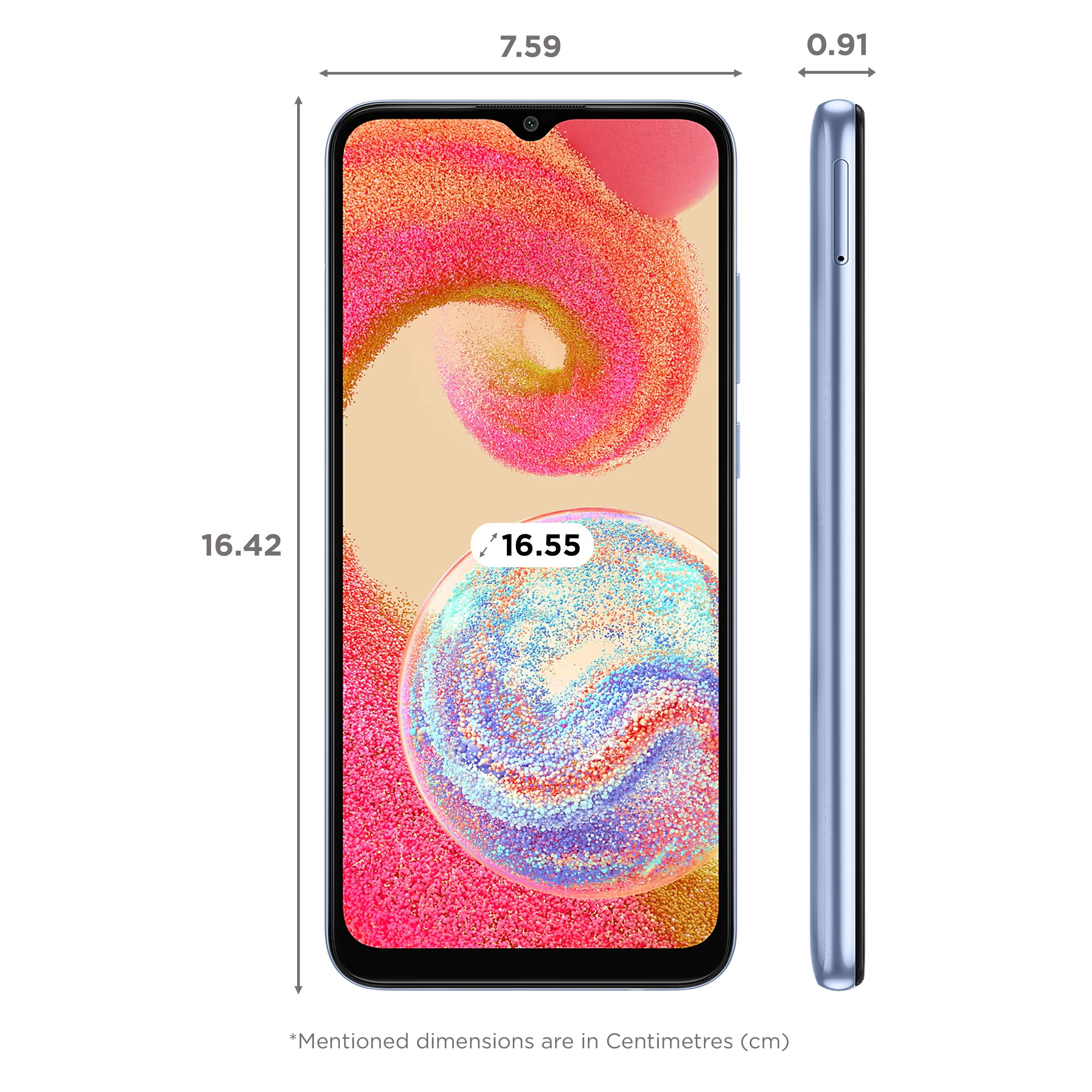 SAMSUNG Galaxy A04e (3GB RAM, 64GB, Light Blue)_2