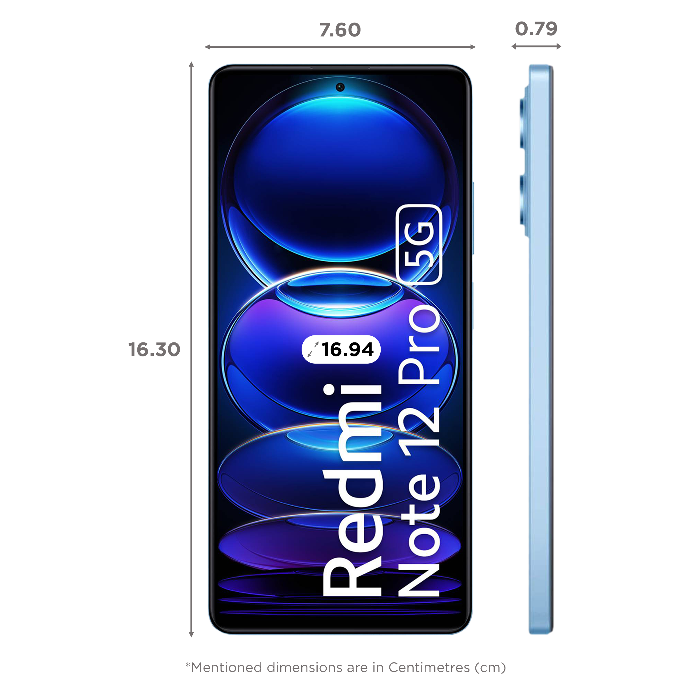Redmi Note 12 Pro 5G (6GB RAM, 128GB, Frosted Blue) Redmi Note 12 Pro 5G (6GB RAM, 128GB, Frosted Blue)_2