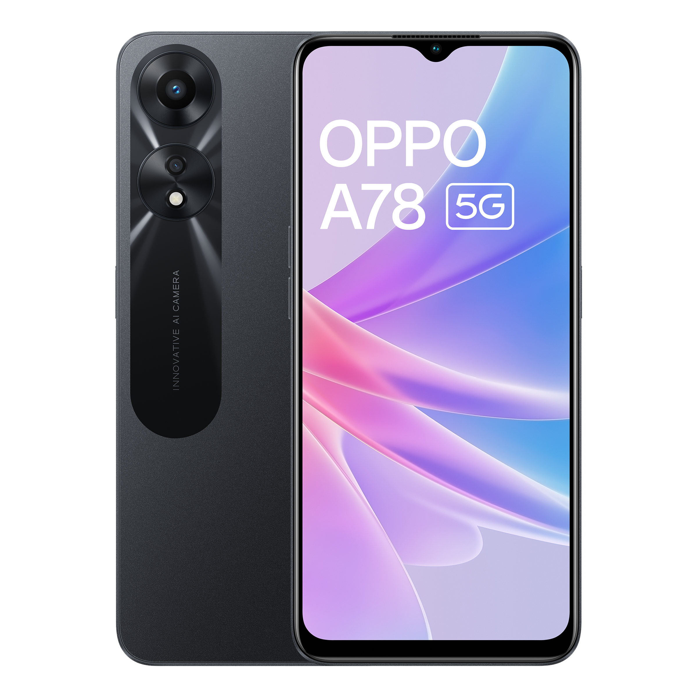 oppo A78 5G (8GB RAM, 128GB, Glowing Black)_1