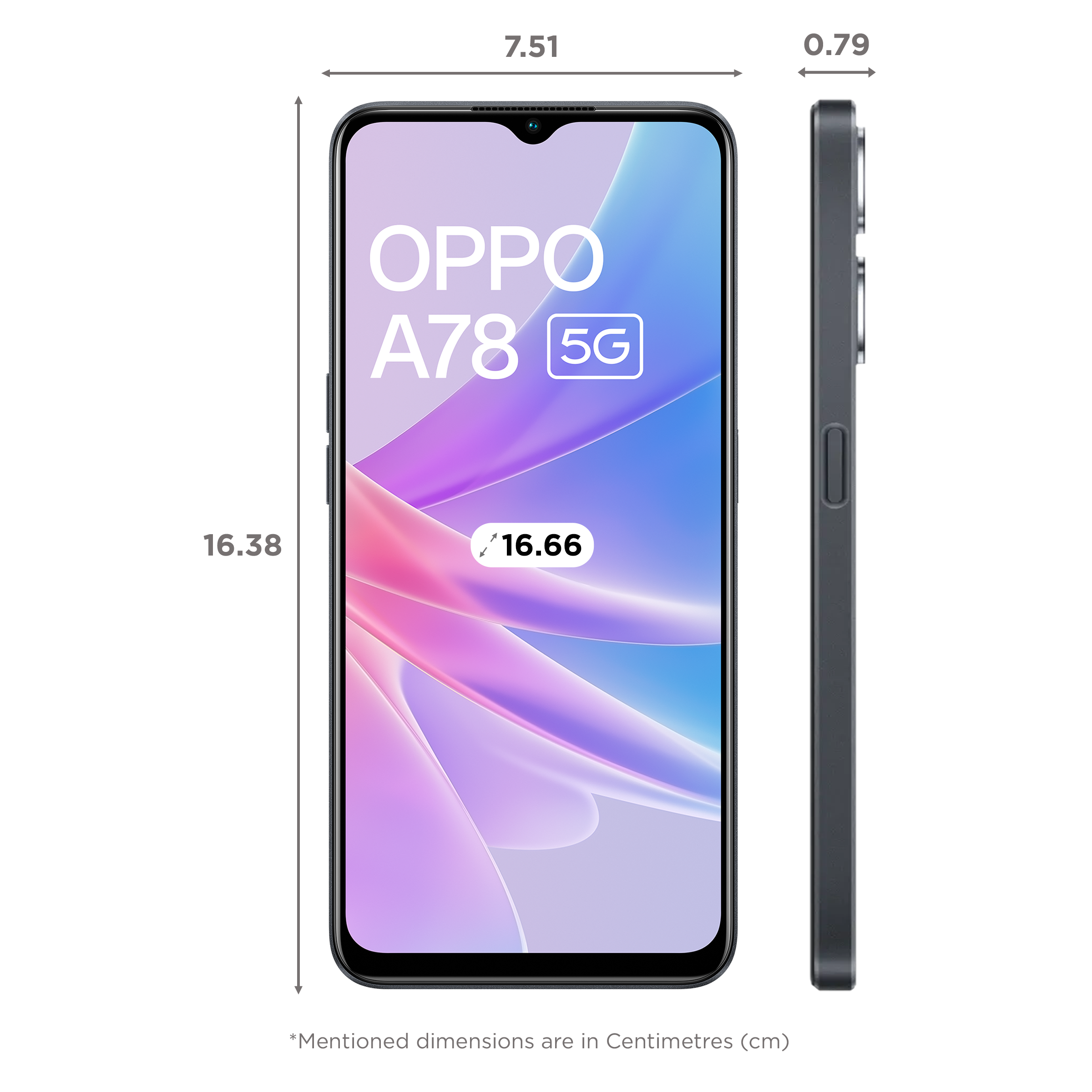 oppo A78 5G (8GB RAM, 128GB, Glowing Black)_2
