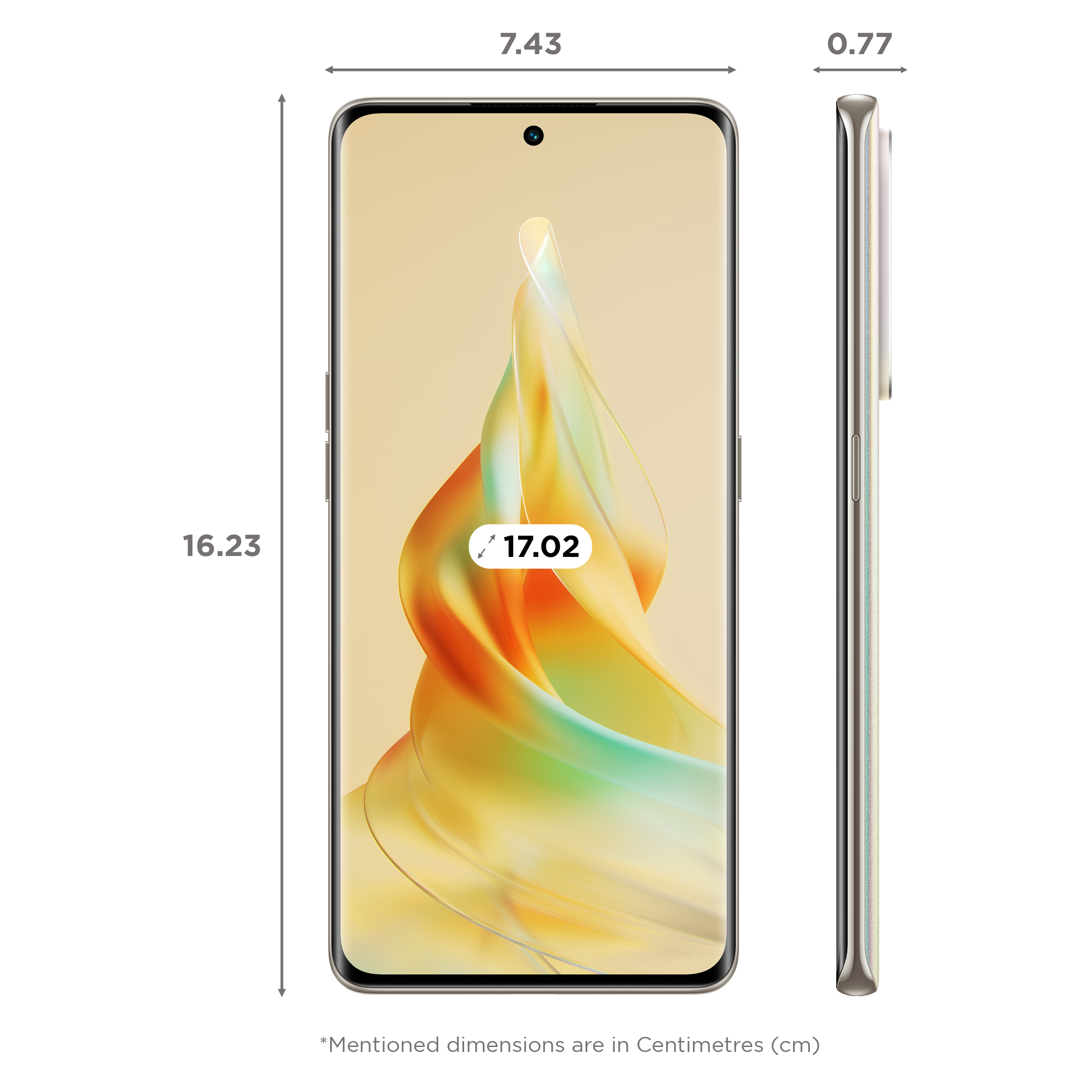 oppo Reno 8T 5G (8GB RAM, 128GB, Sunrise Gold)_2