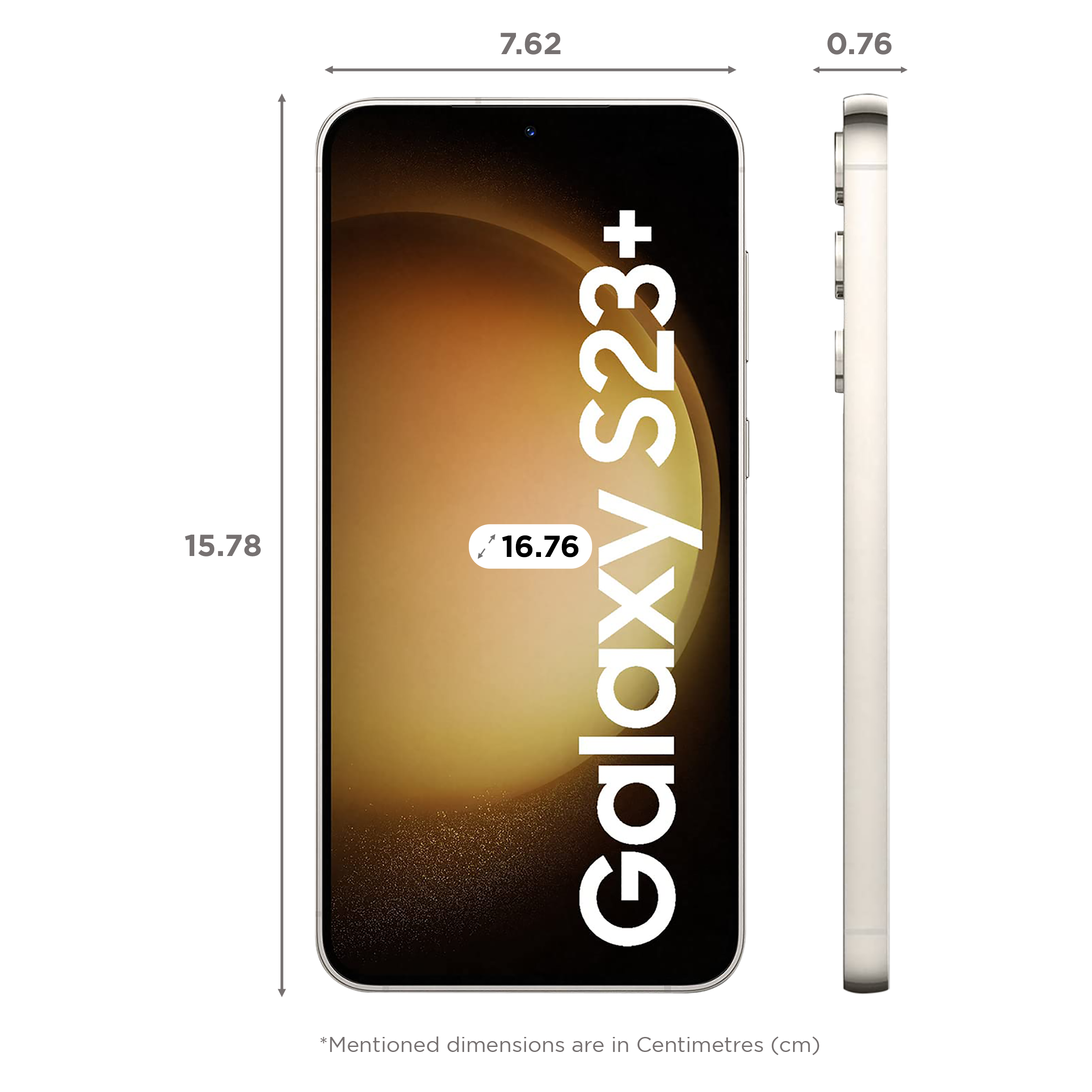 SAMSUNG Galaxy S23 Plus 5G (8GB RAM, 256GB, Cream)_2