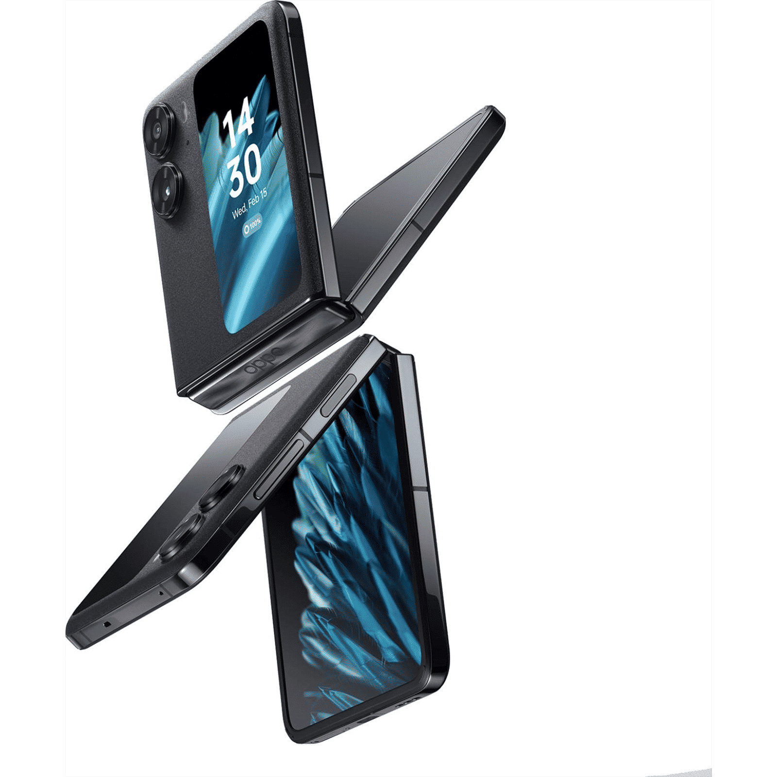 oppo Find N2 Flip 5G (8GB RAM, 256GB, Astral Black) | With 44W SUPERVOO Flash Charger_13