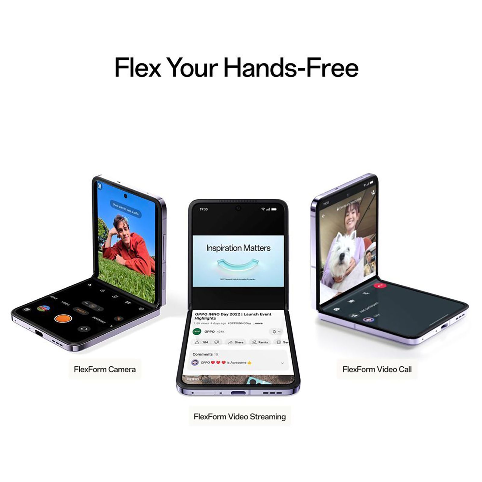 oppo Find N2 Flip 5G (8GB RAM, 256GB, Moonlit Purple) | With 44W SUPERVOO Flash Charger_18