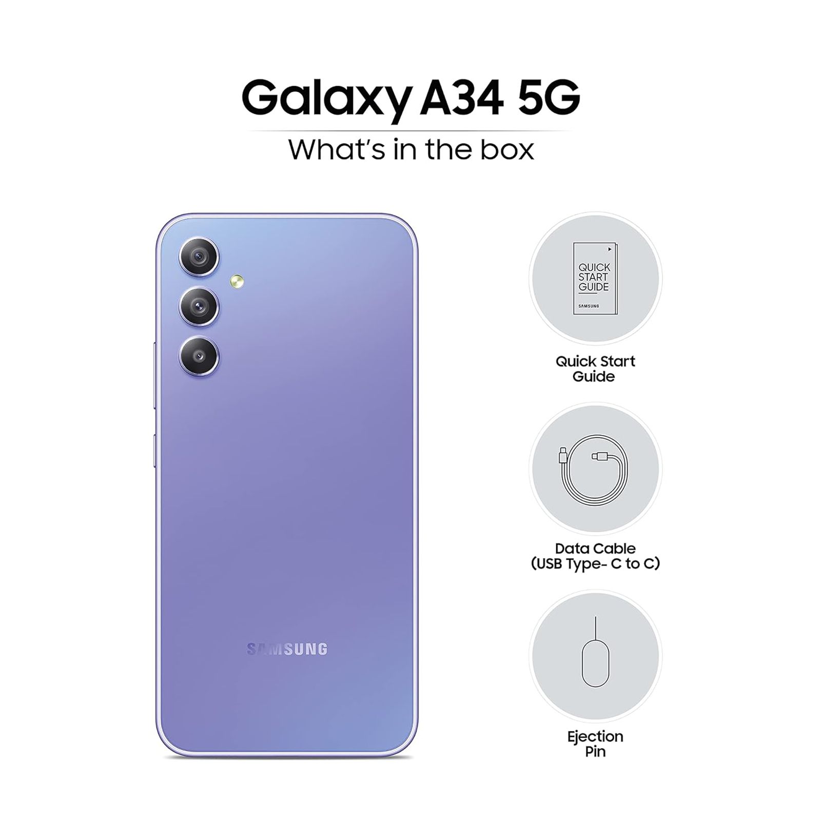 SAMSUNG Galaxy A34 5G (6GB RAM, 128GB, Awesome Violet)_11