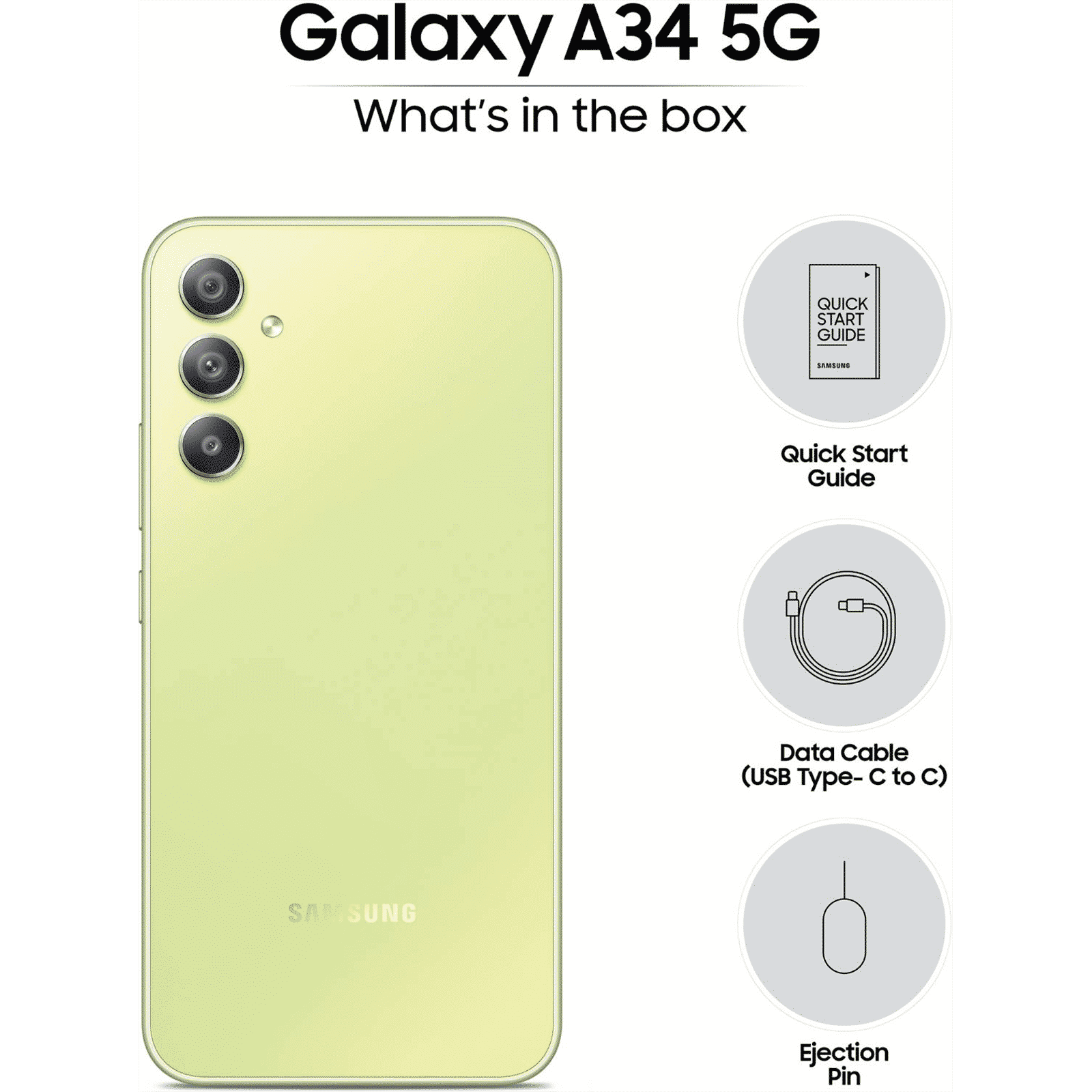 SAMSUNG Galaxy A34 5G (8GB RAM, 256GB, Awesome Lime)_11