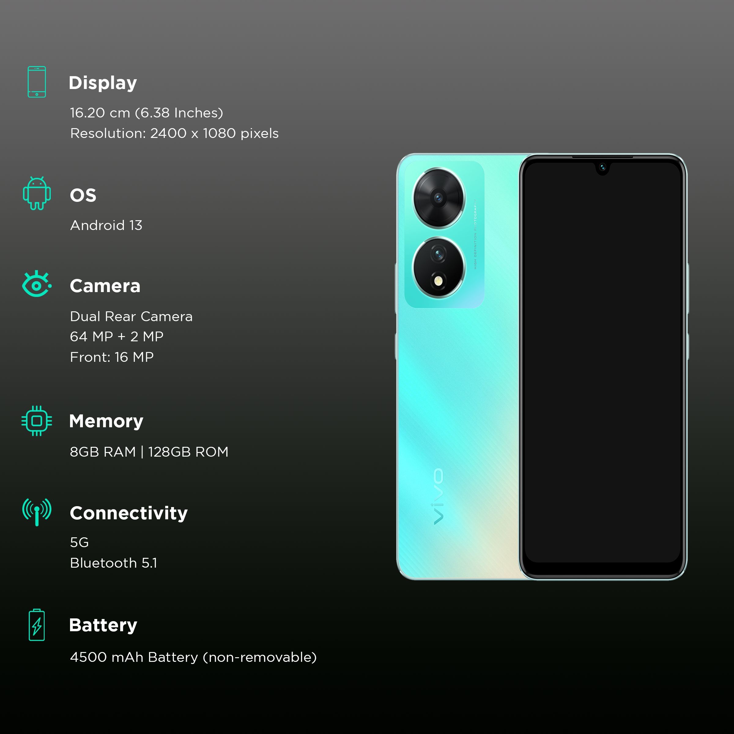 vivo T2 5G (8GB RAM, 128GB, Nitro Blaze)_3