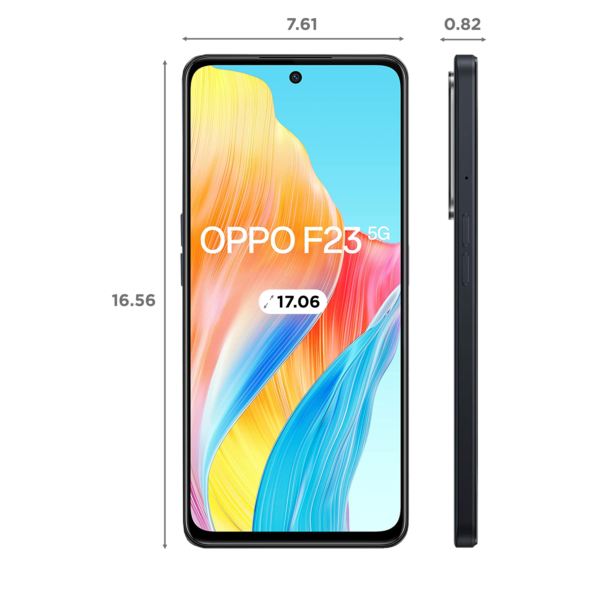 oppo F23 5G (8GB RAM, 256GB, Cool Black)_2