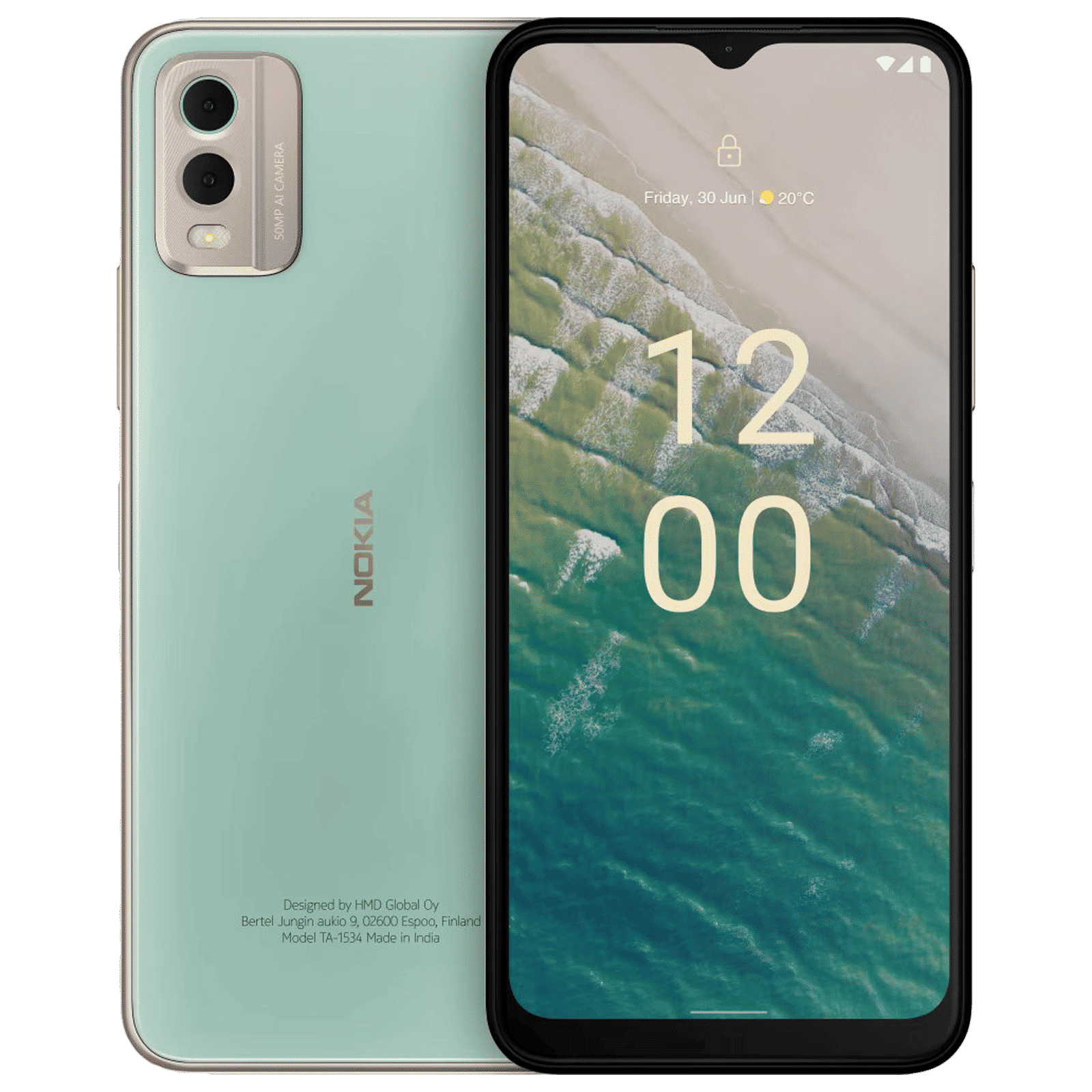 NOKIA C32 (4GB RAM, 128GB, Breezy Mint)_1