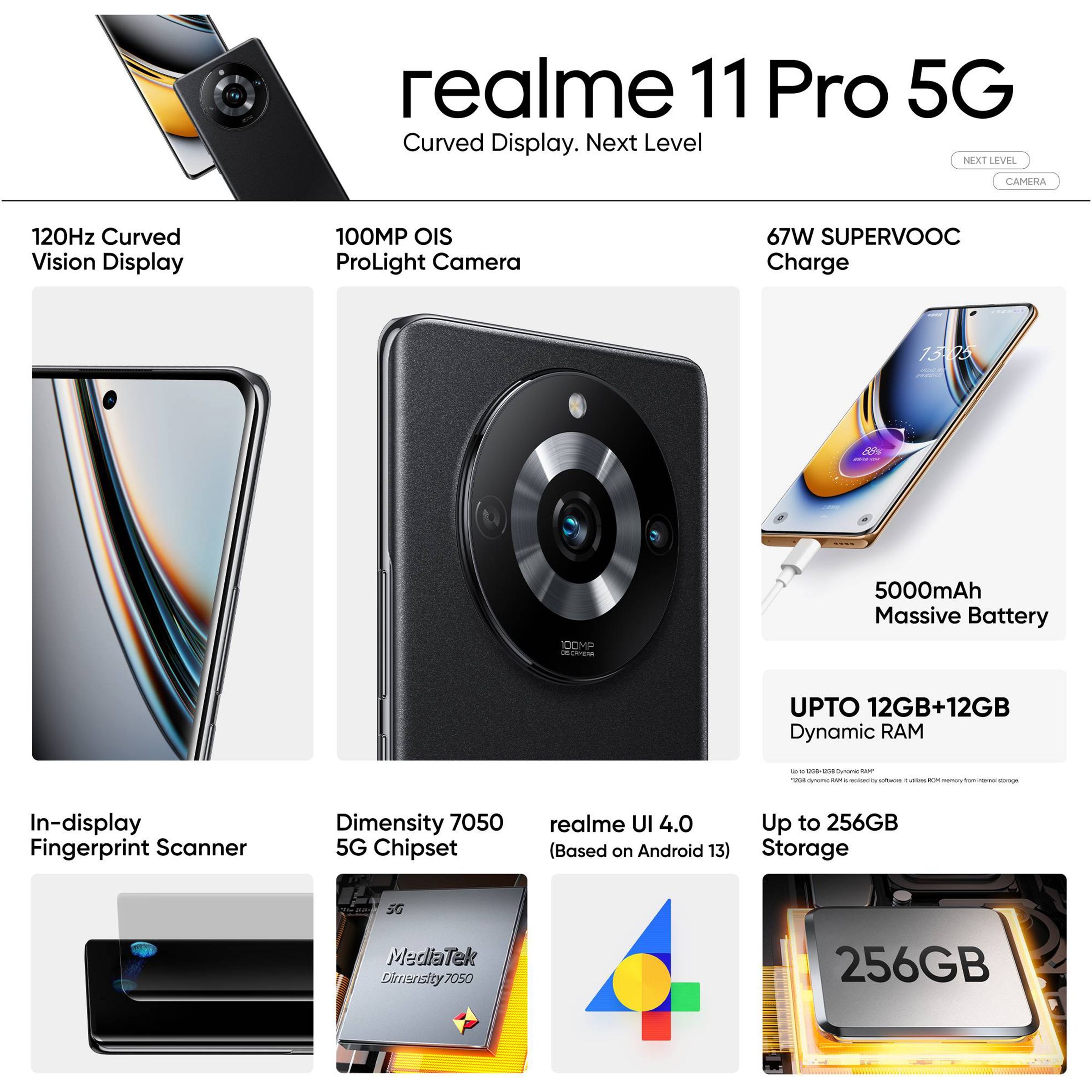 realme 11 Pro 5G (8GB RAM, 128GB, Astral Black)_16