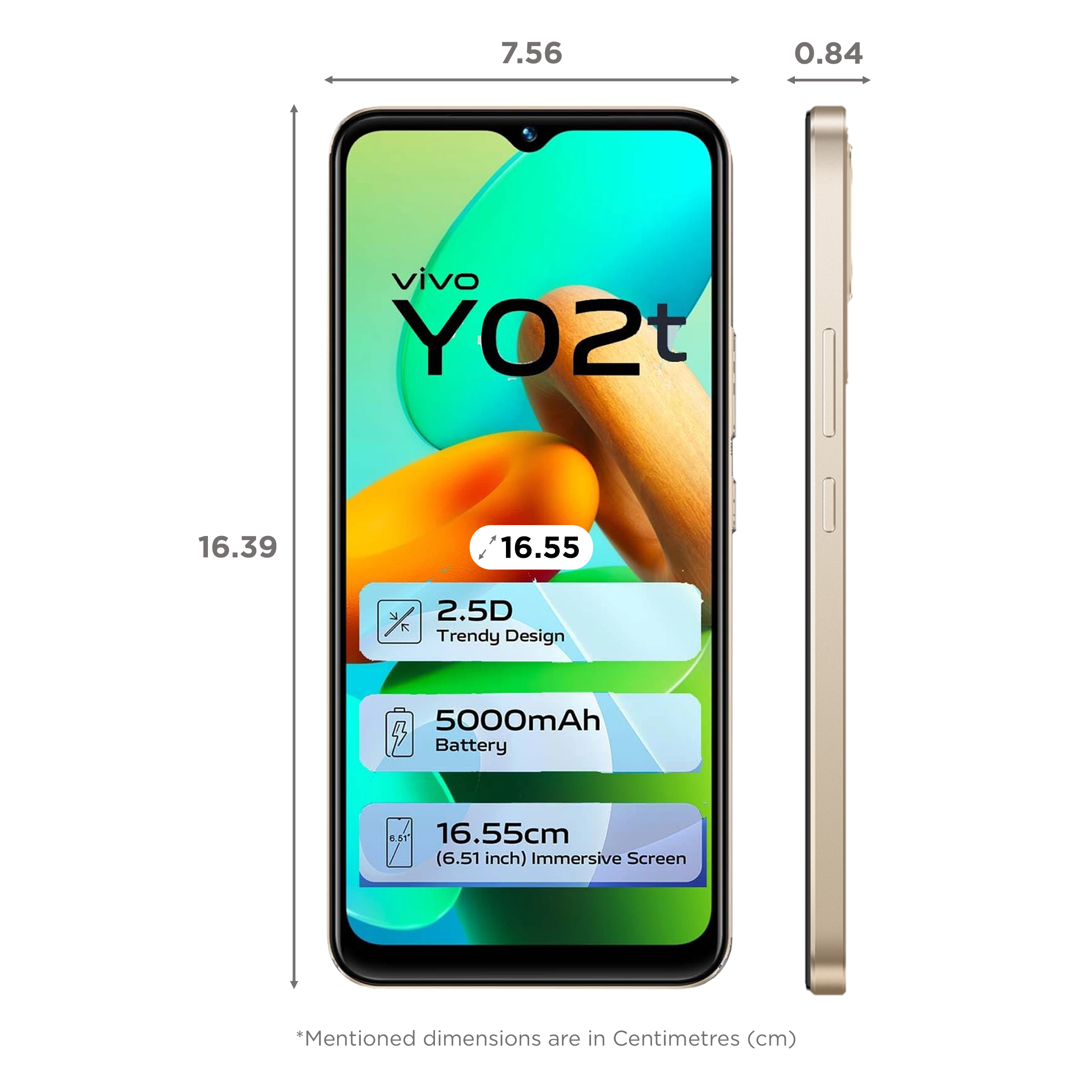 vivo Y02T (4GB RAM, 64GB, Sunset Gold)_2