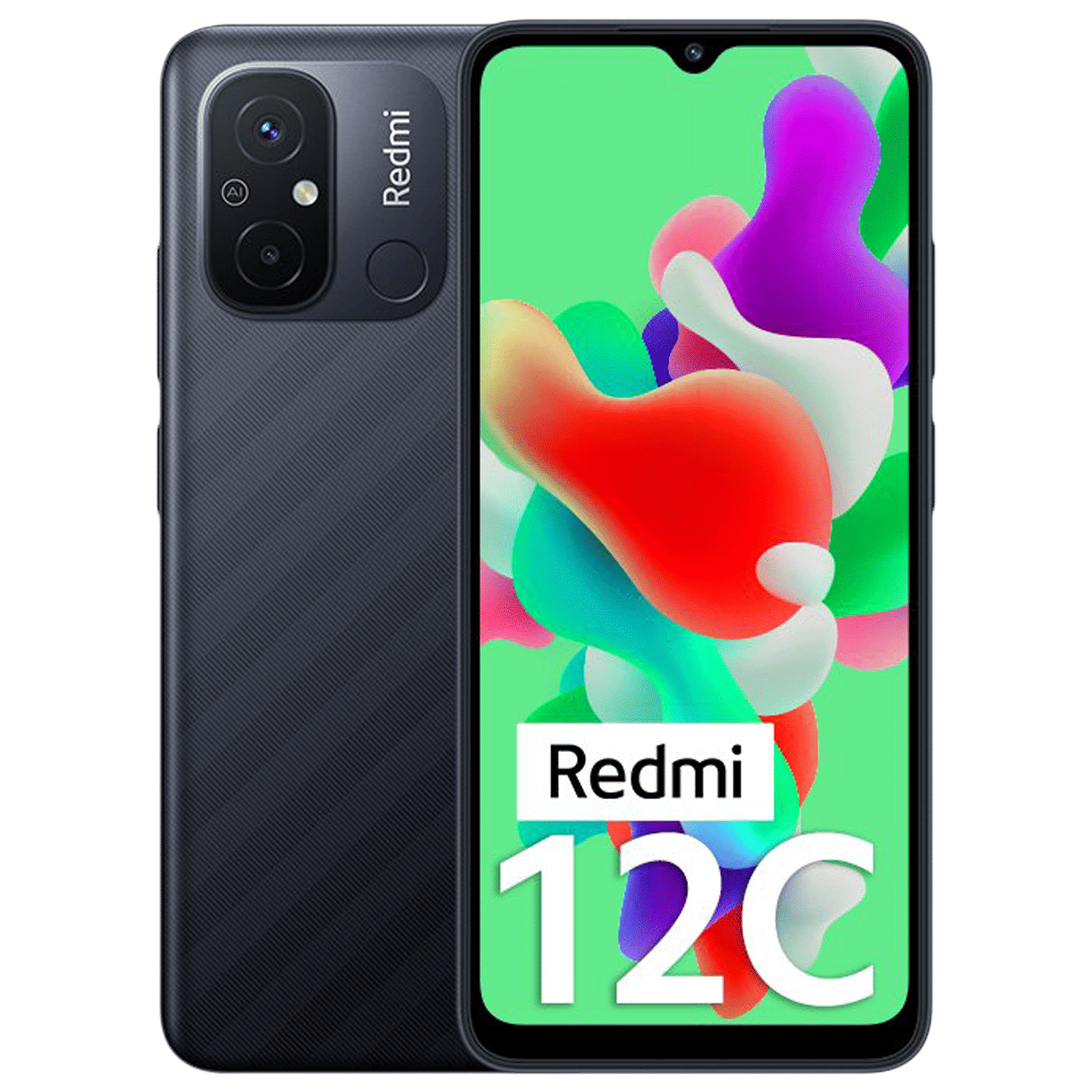 Redmi 12C (4GB RAM, 128GB, Matte Black) Redmi 12C (4GB RAM, 128GB, Matte Black)_1