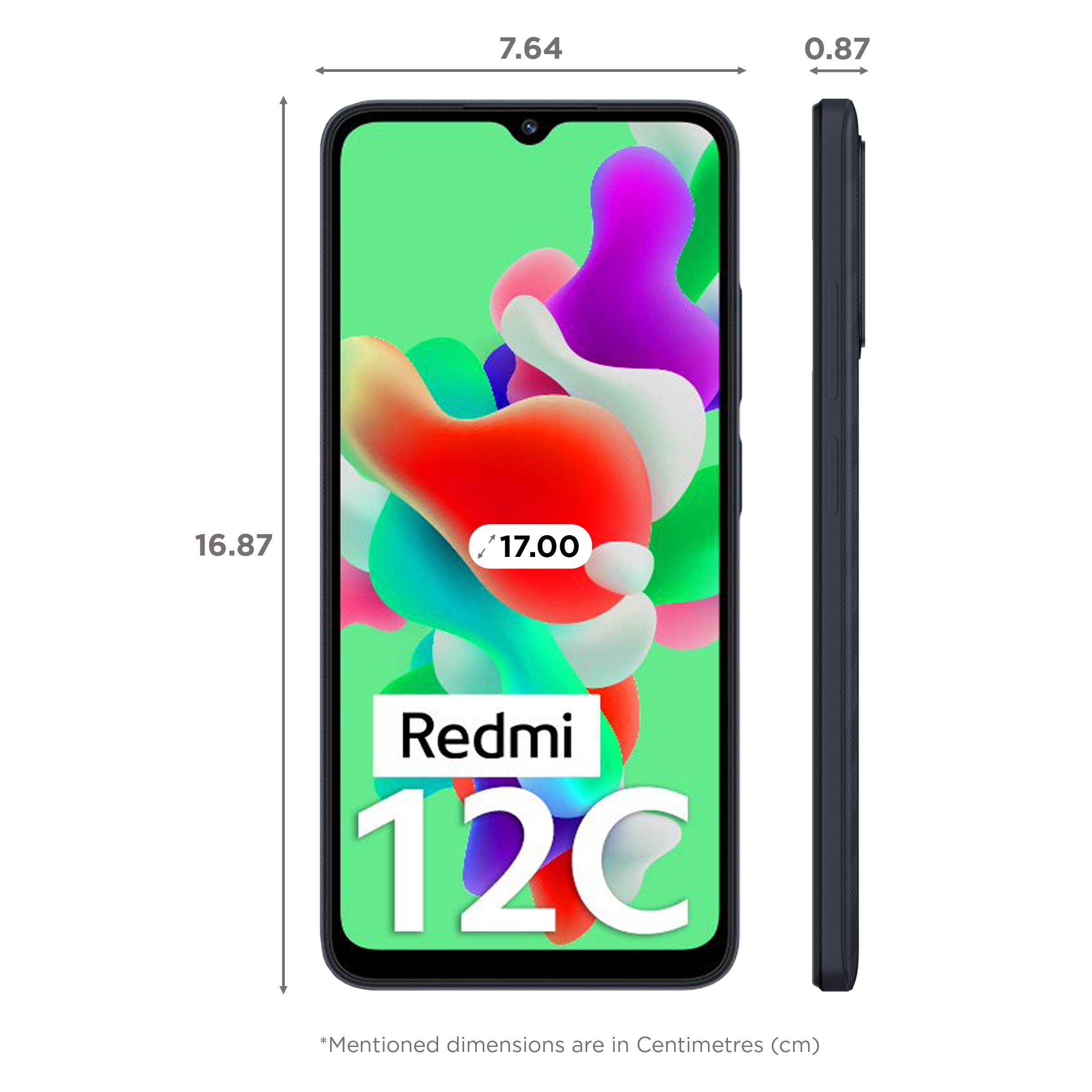 Redmi 12C (4GB RAM, 128GB, Matte Black) Redmi 12C (4GB RAM, 128GB, Matte Black)_2