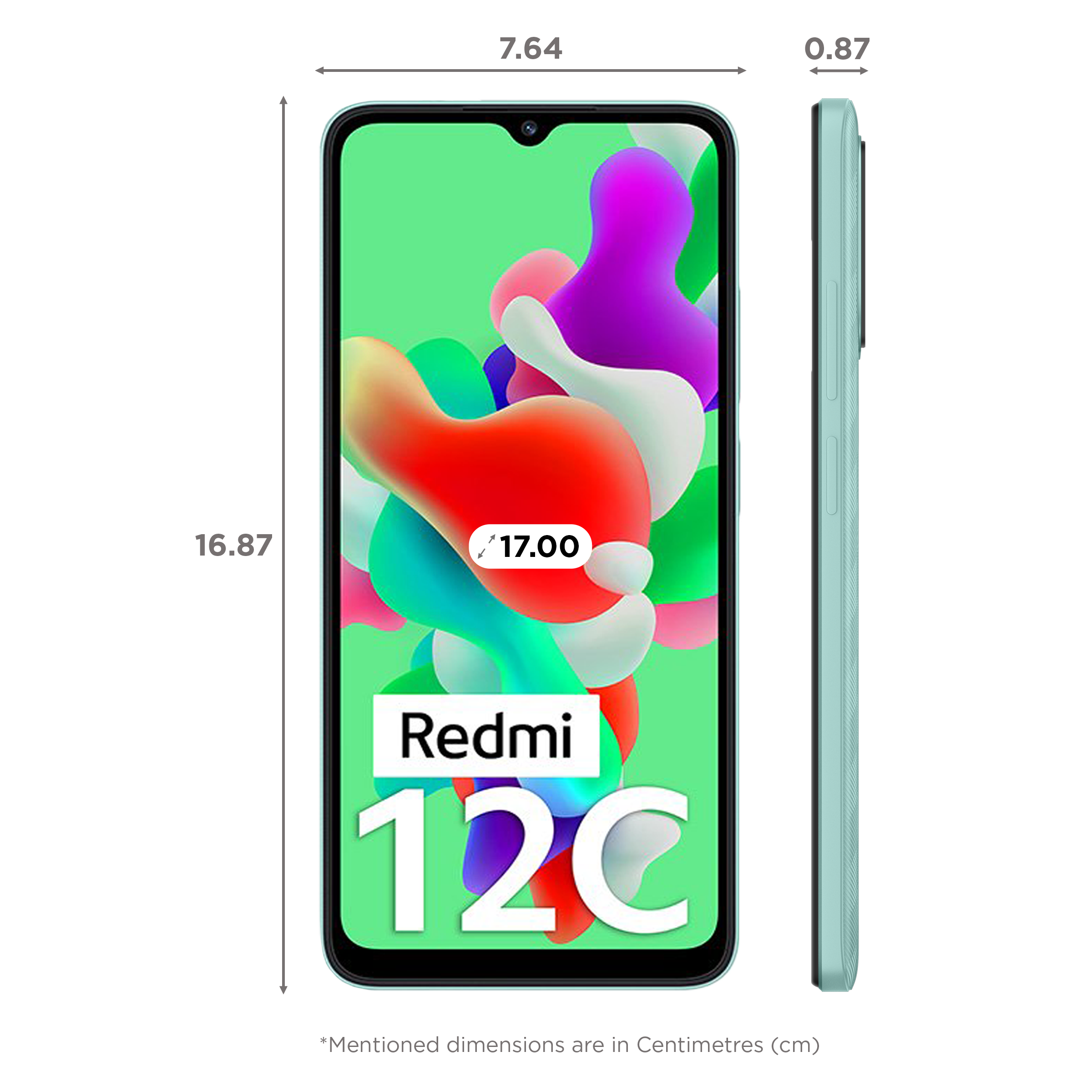 Redmi 12C (4GB RAM, 128GB, Mint Green)_2