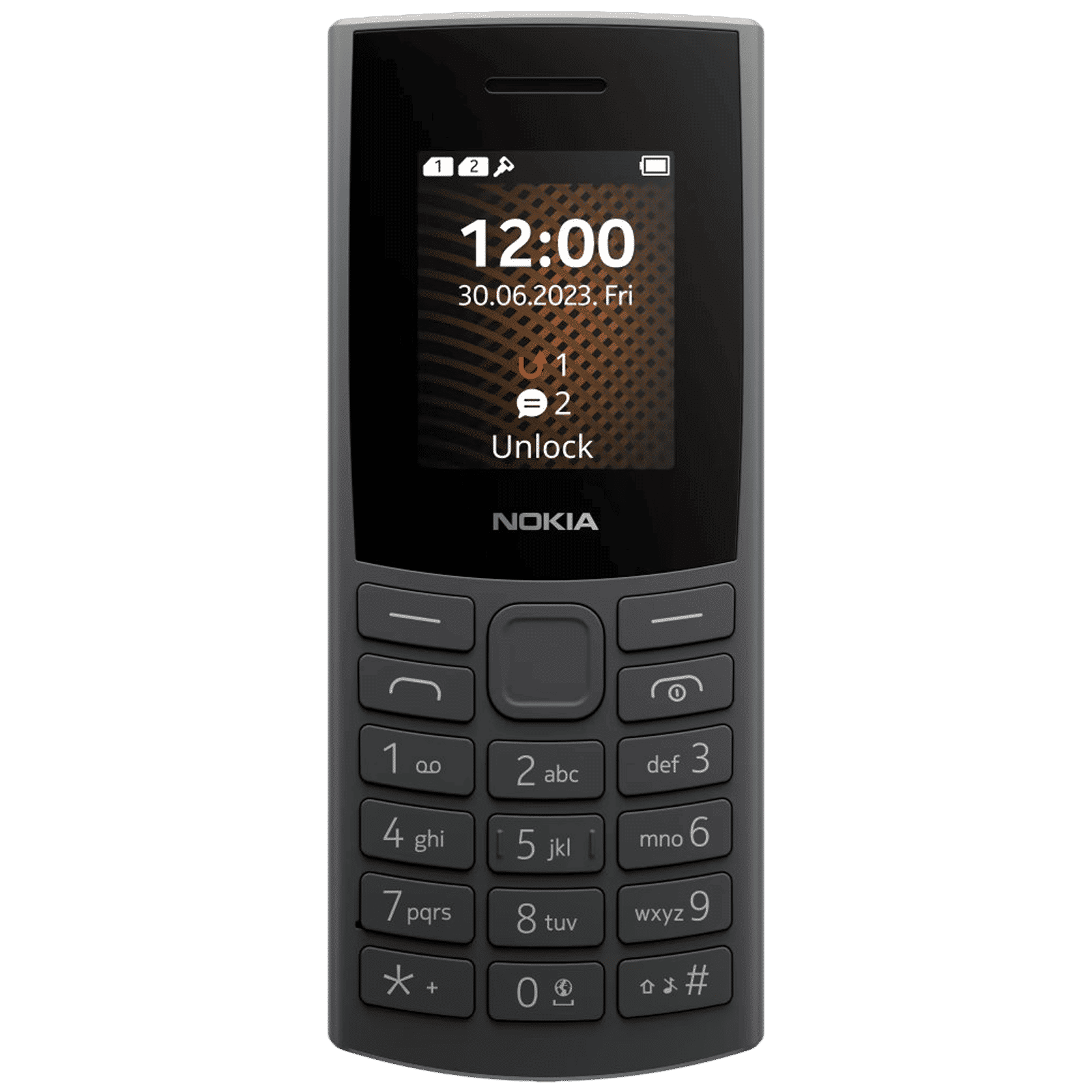 NOKIA 106 4G 2023 (128MB, Dual SIM, Charcoal)_3