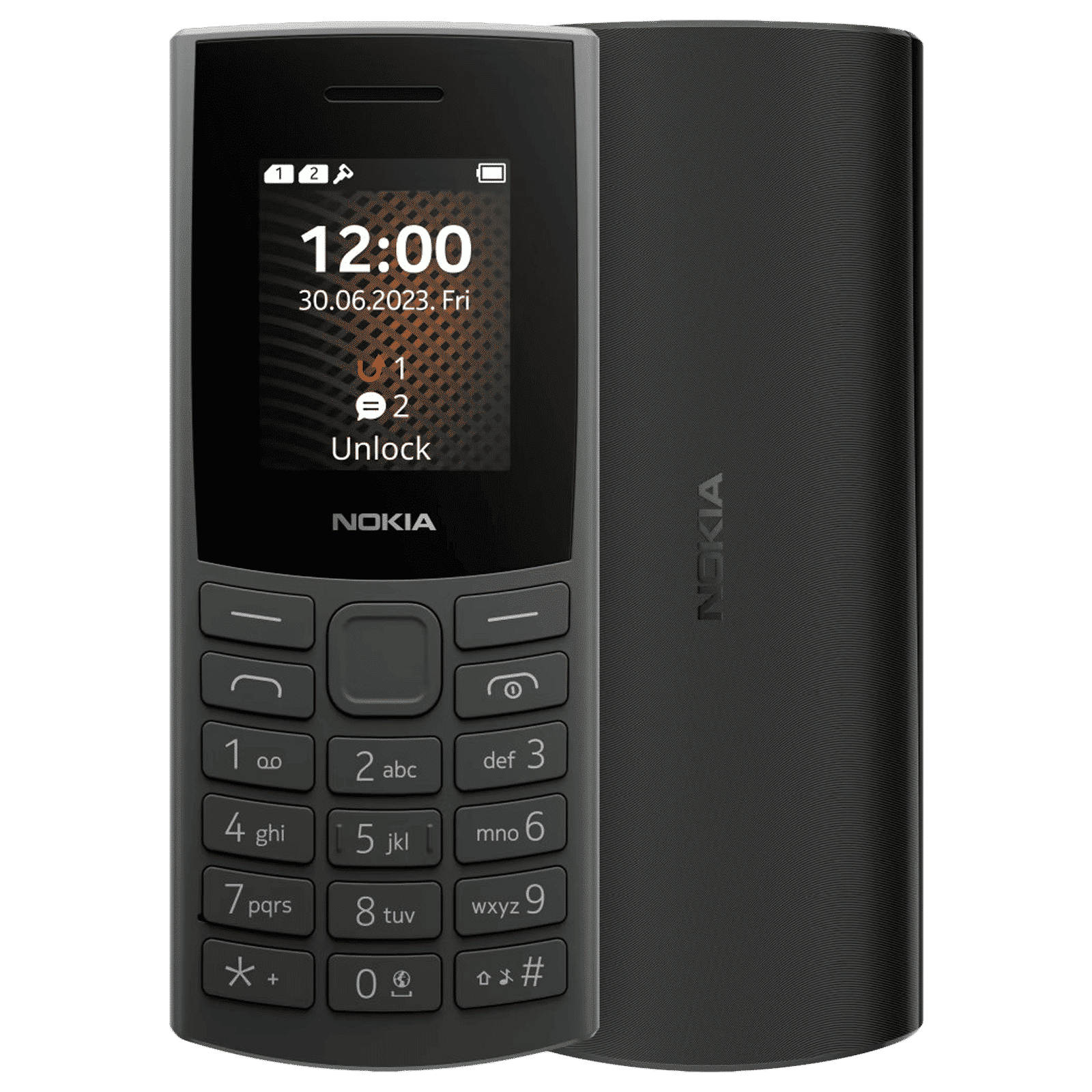 NOKIA 106 4G 2023 (128MB, Dual SIM, Charcoal)_1