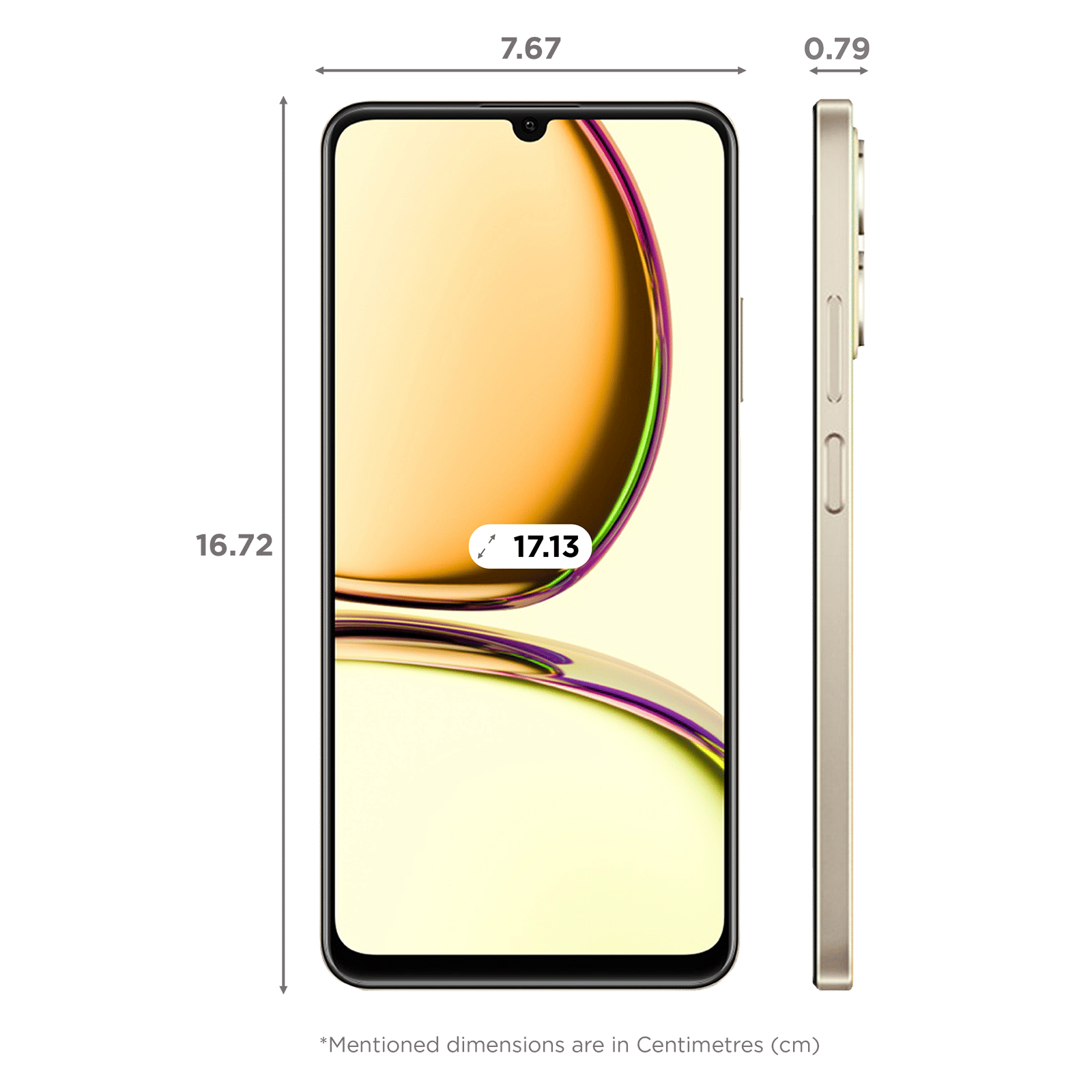 realme C53 (4GB RAM, 128GB, Champion Gold)_2