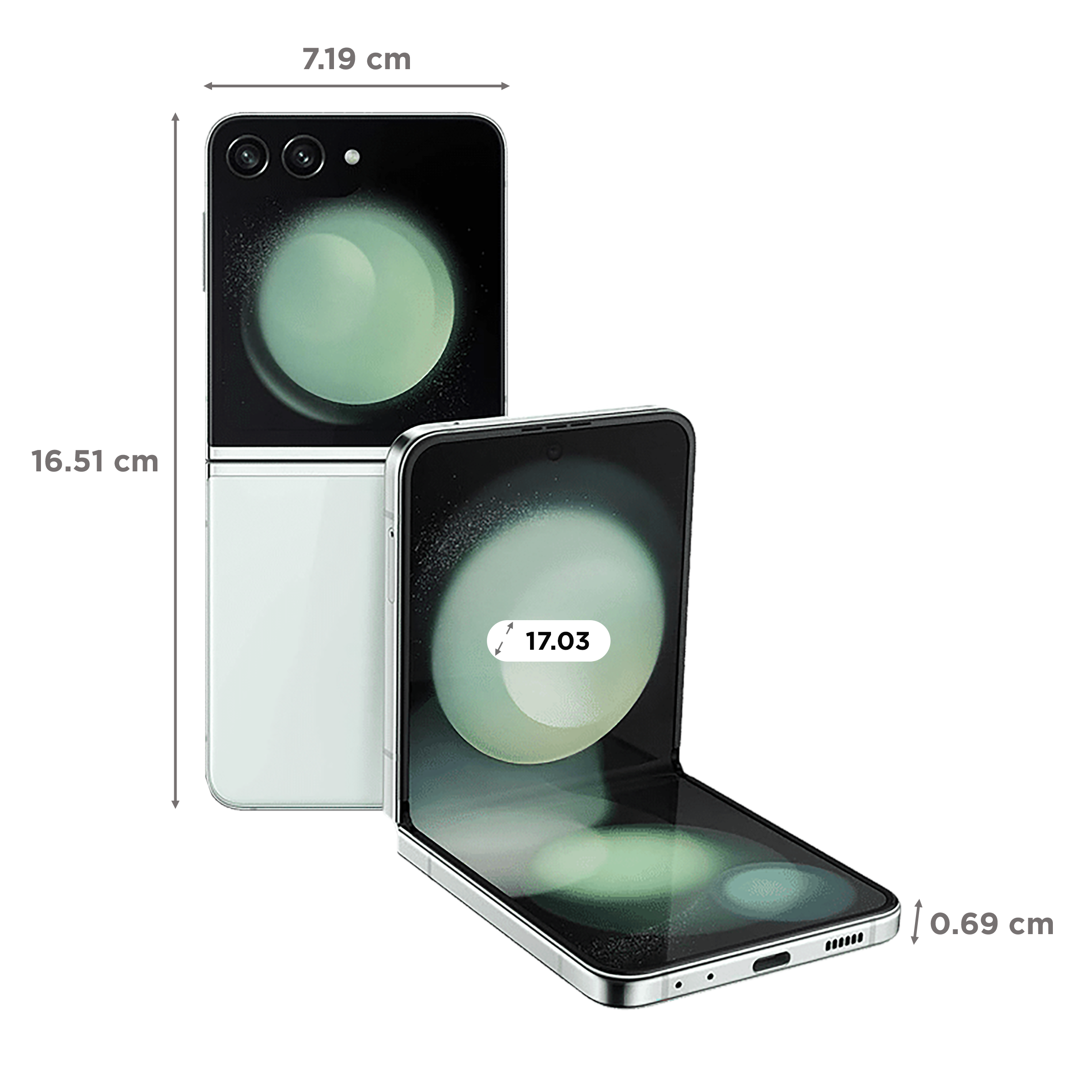 SAMSUNG Galaxy Z Flip5 5G (8GB RAM, 256GB, Mint) SAMSUNG Galaxy Z Flip5 5G (8GB RAM, 256GB, Mint)_2