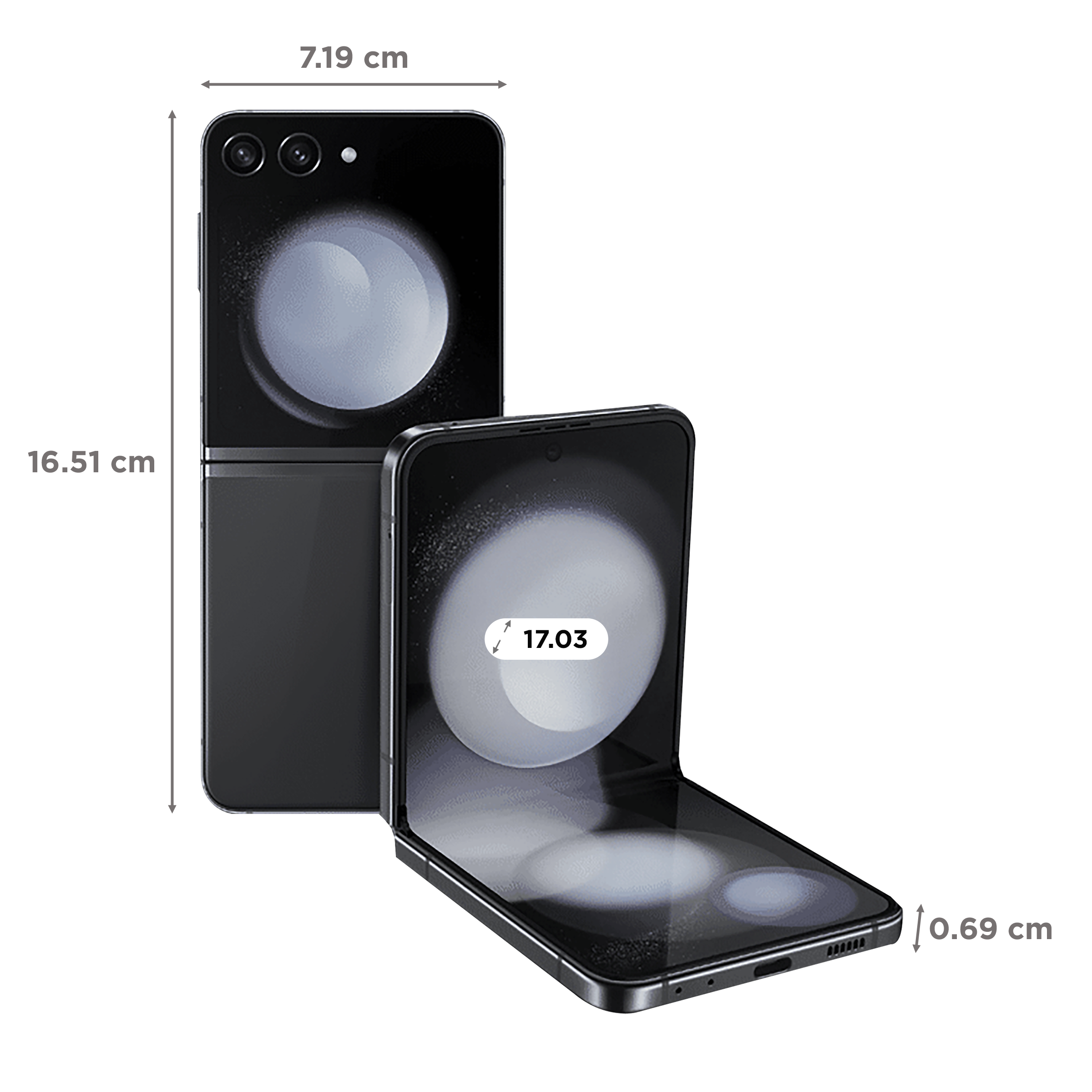 SAMSUNG Galaxy Z Flip5 5G (8GB RAM, 256GB, Graphite)_2