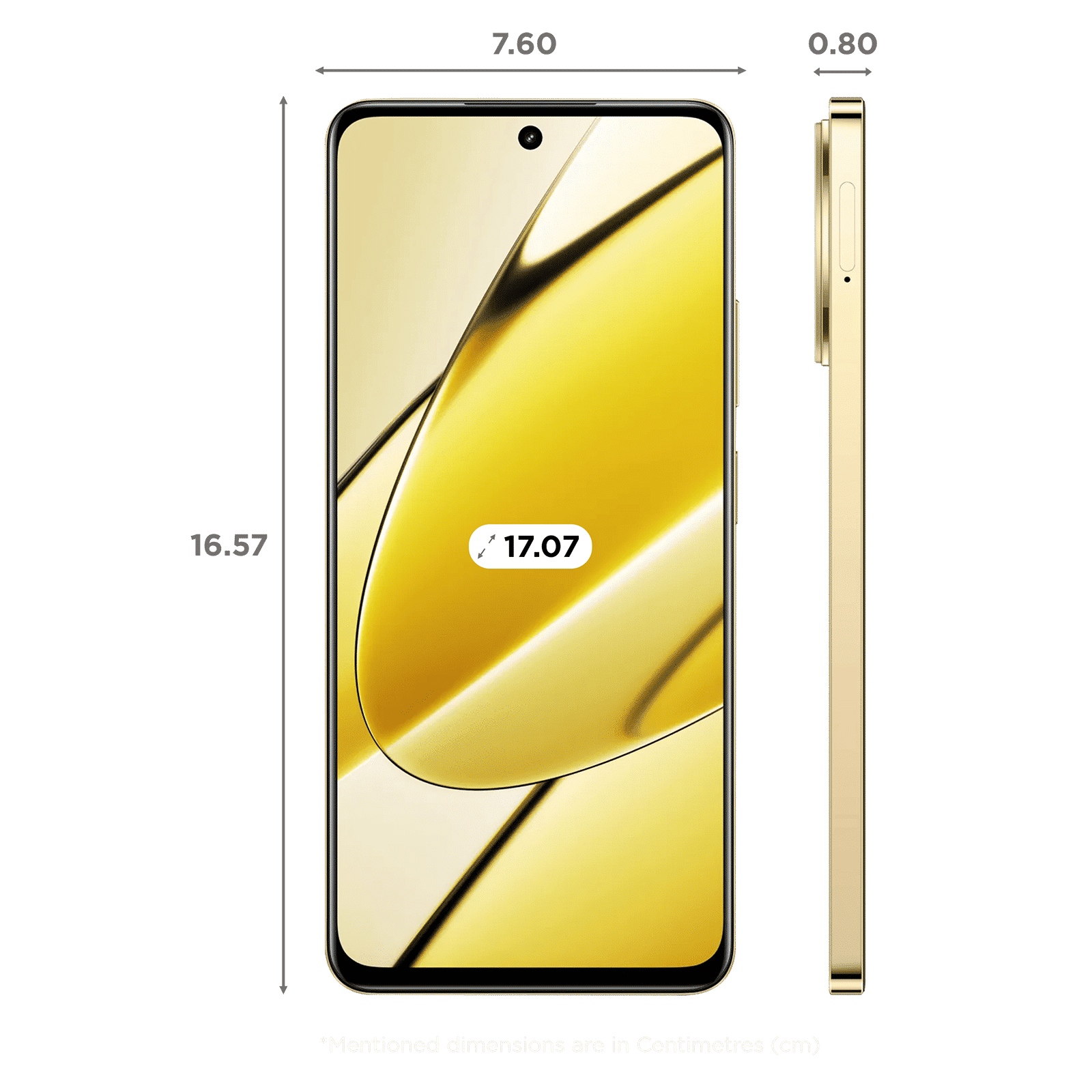 realme 11 5G (8GB RAM, 256GB, Glory Gold)_2