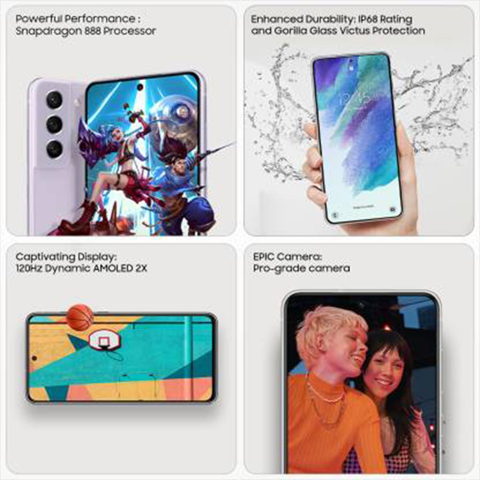 SAMSUNG Galaxy S21 FE 5G (8GB RAM, 256GB, Lavender)_9