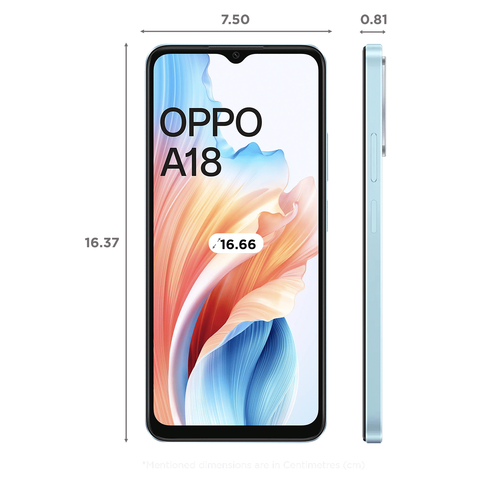 oppo A18 (4GB RAM, 64GB, Glowing Blue)_2