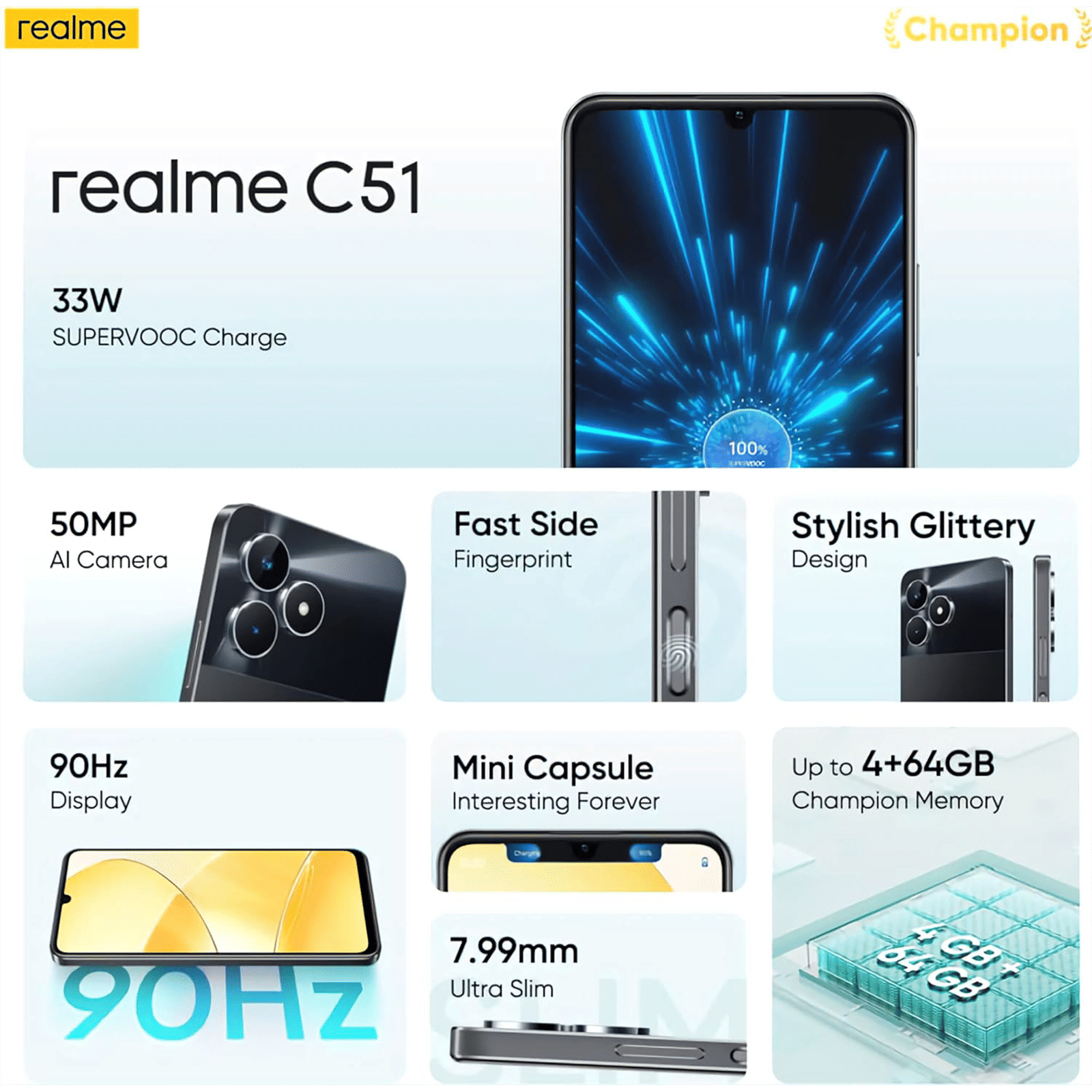 realme C51 (4GB RAM, 128GB, Carbon Black)_9