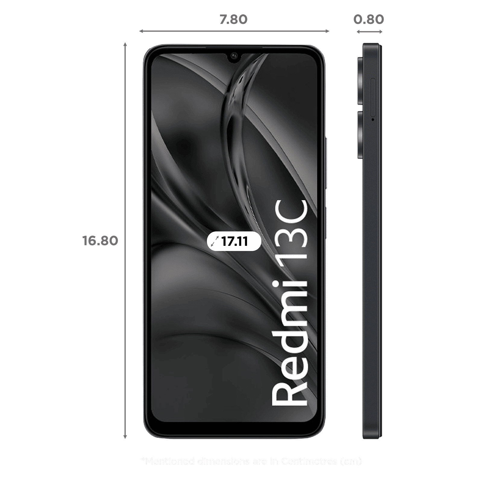 Redmi 13C (8GB RAM, 256GB, Stardust Black)_2