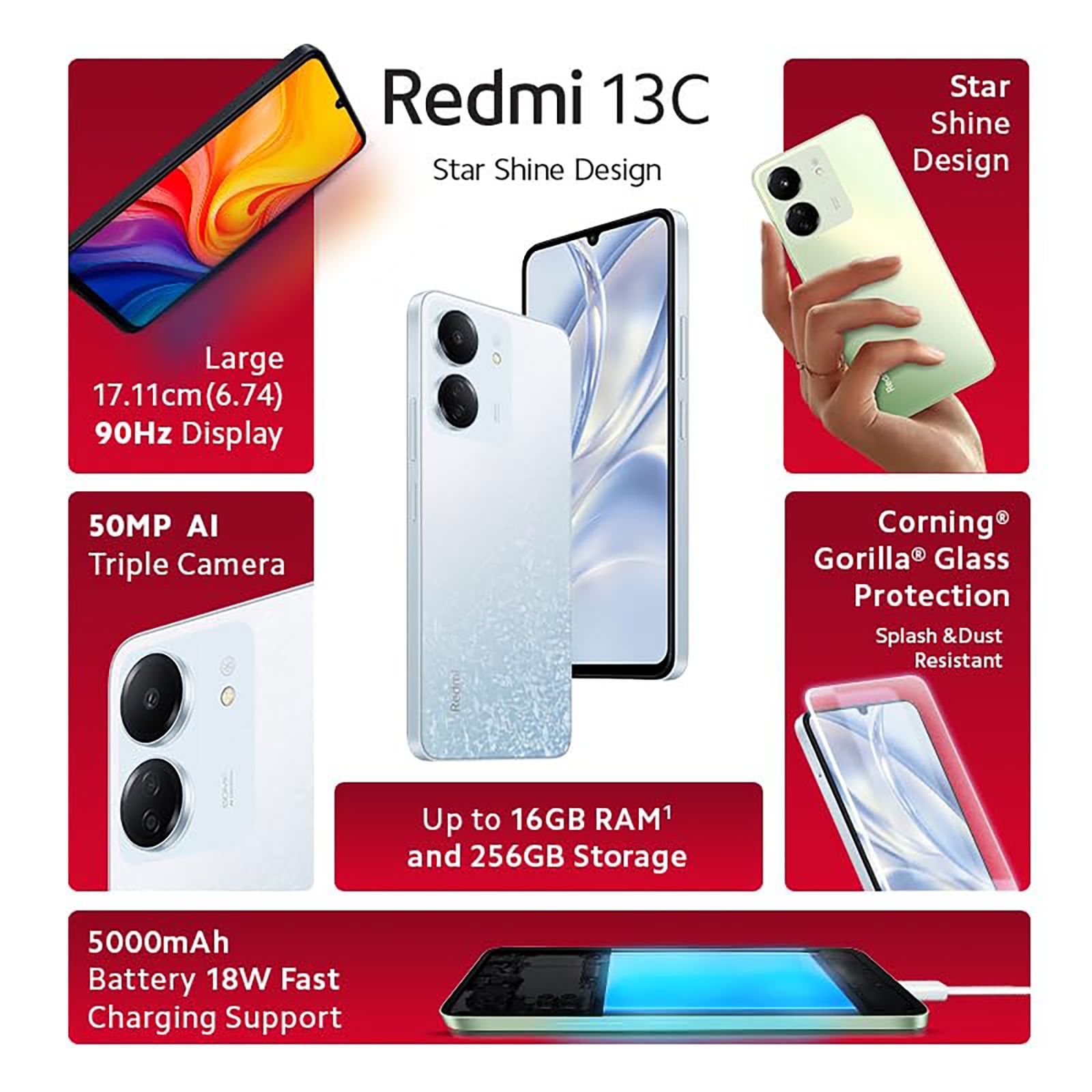 Redmi 13C (6GB RAM, 128GB, Starfrost White)_10