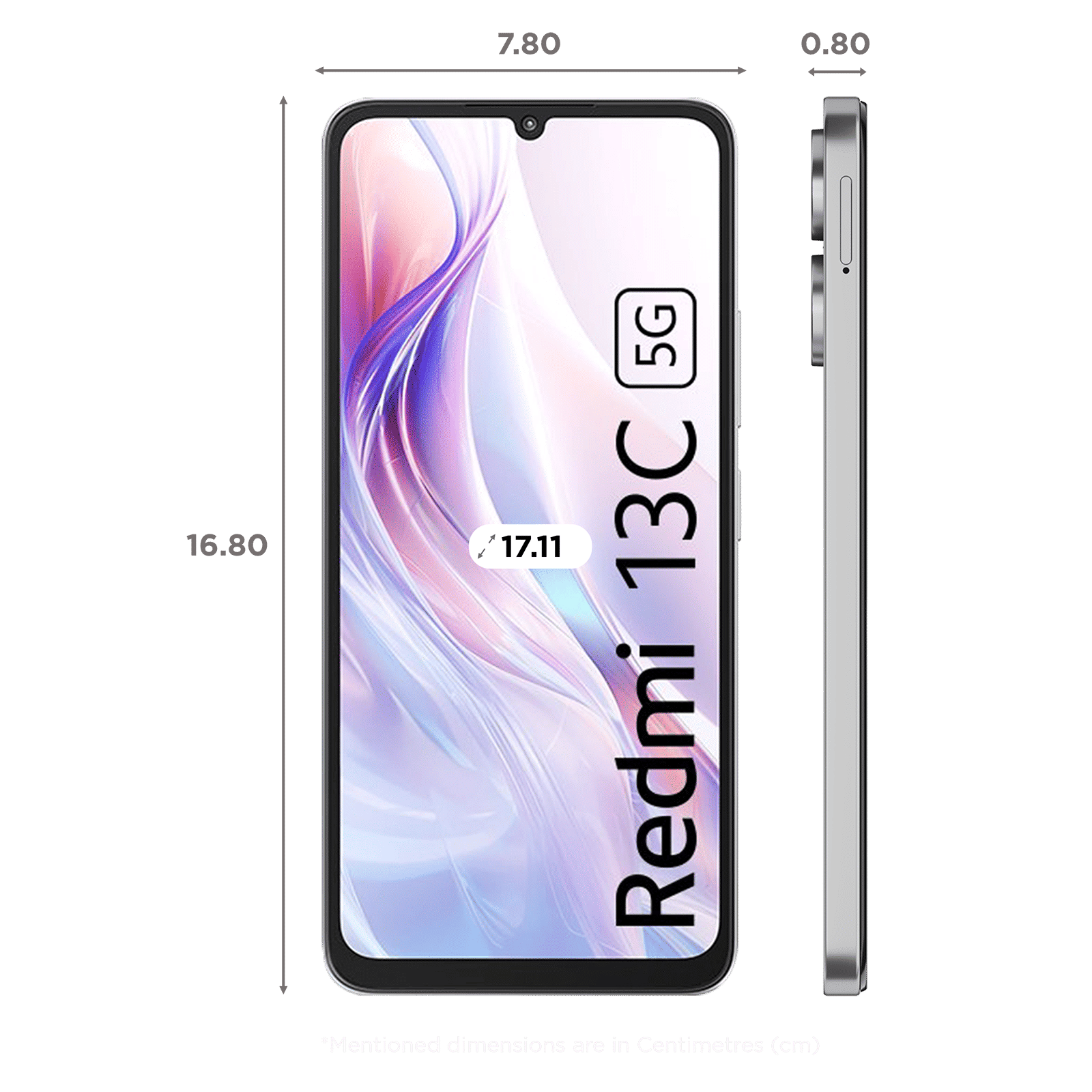 Redmi 13C 5G (4GB RAM, 128GB, Startrail Silver)_2